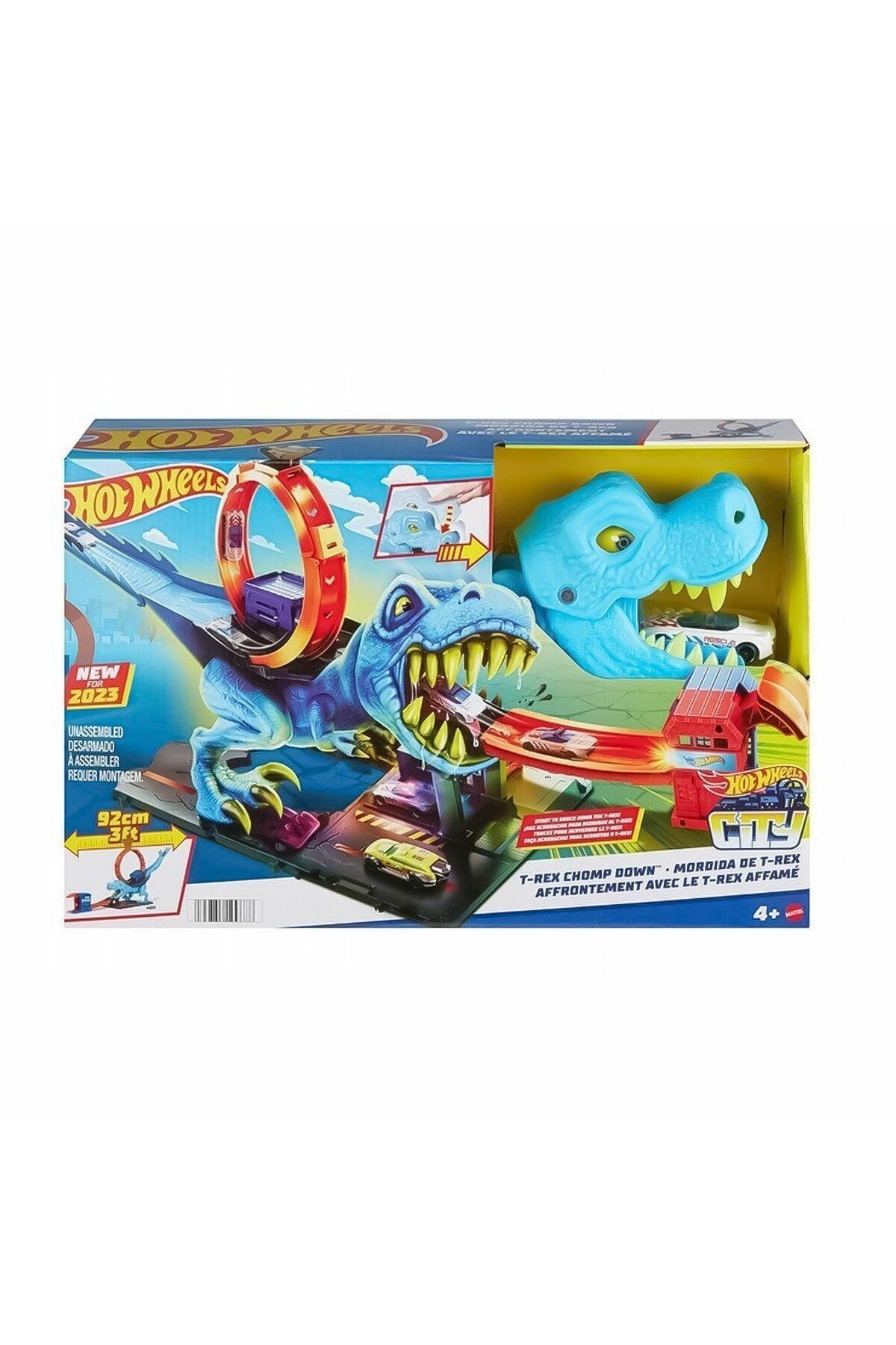 HOT WHEELS HKX42 Hot Wheels Dinozor ile Mücadele Oyun Seti