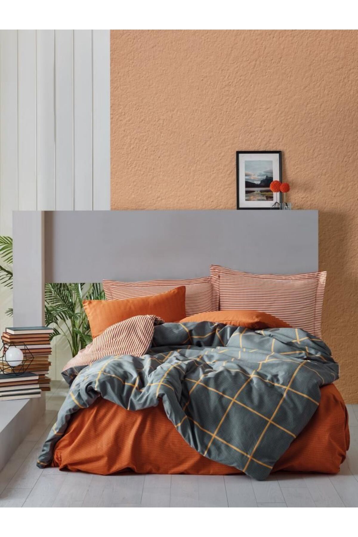 swilex * Box Modern Tek Kişilik Nevresim Takımı yıldızk Tarçın