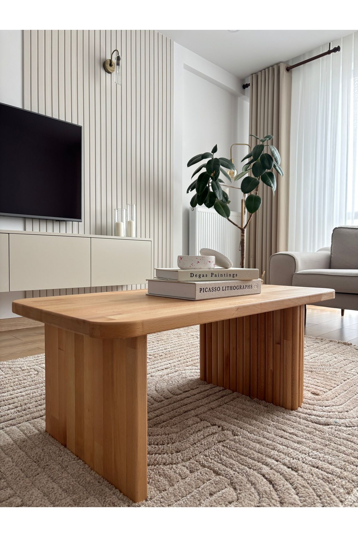 miera design kayın ağacı orta sehpa