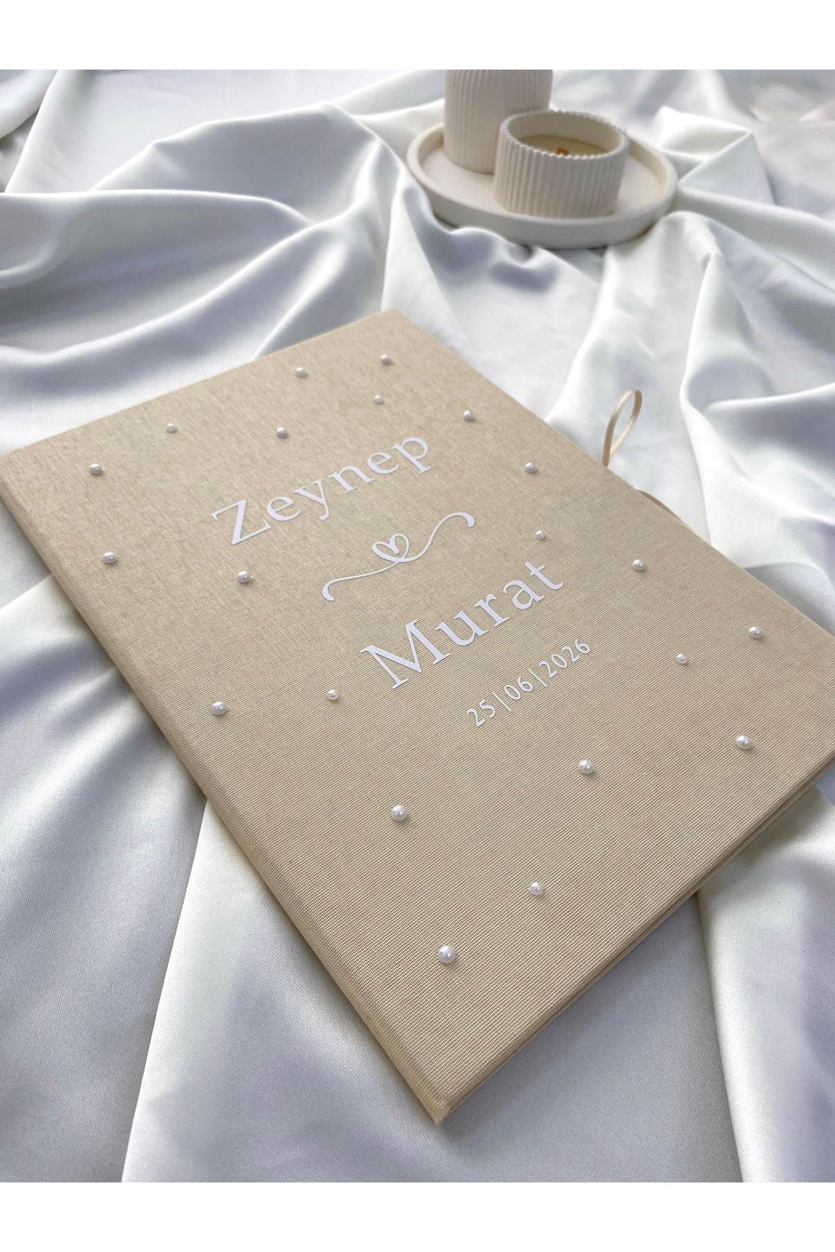 Norm Design Nikah Belgesi - Zarif Keten Kaplı Dosyası ile BİRLİKTE - İsme Özel Hazırlanır!