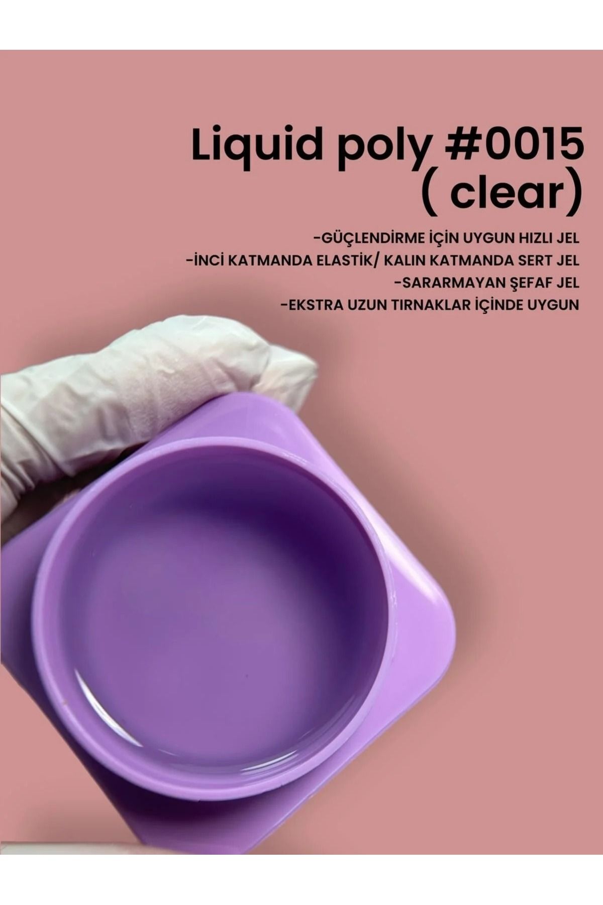 VIOLA BEAUTY Liquit Poly Gel - Akışkan Formül 50 ml