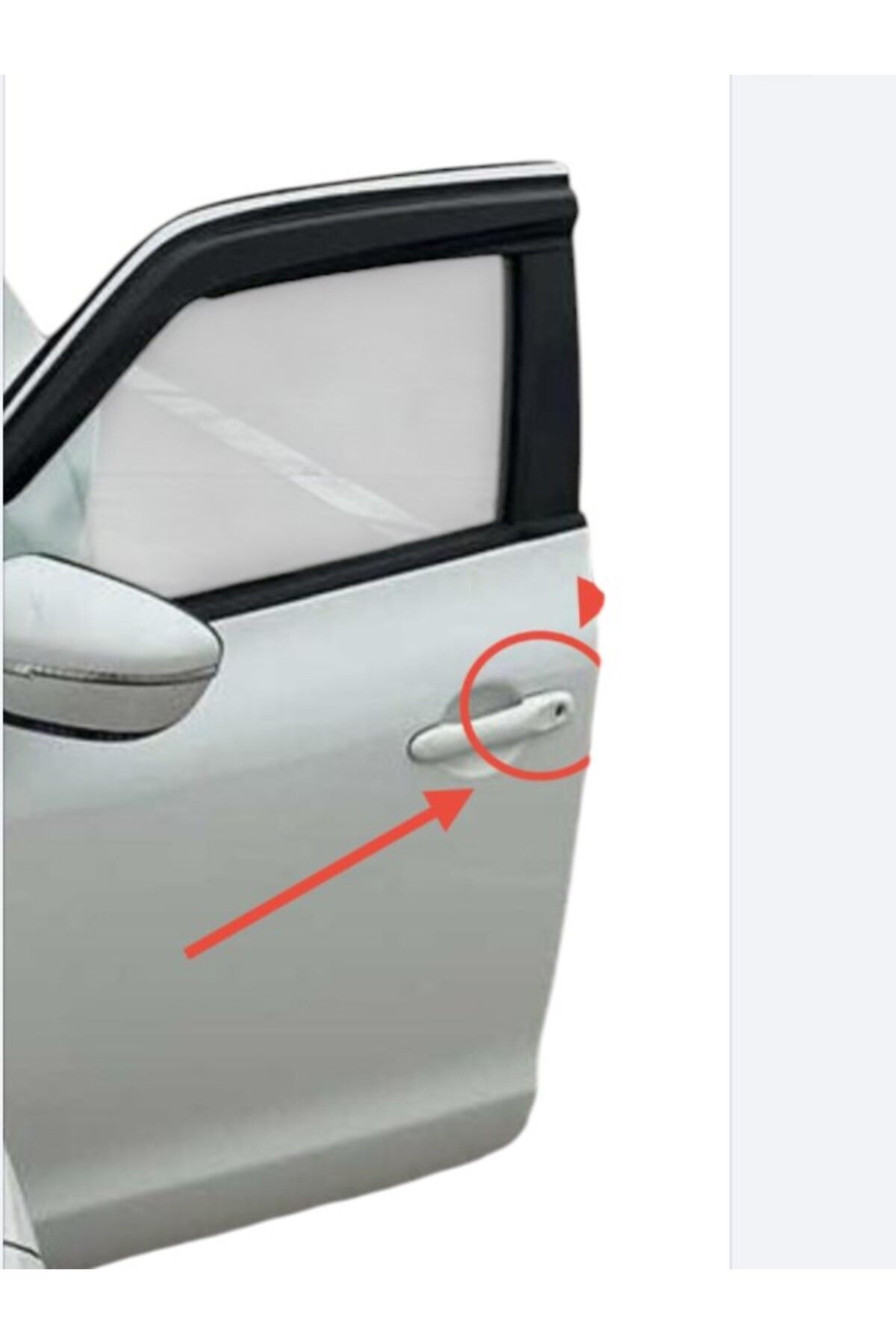 Fabrikasyon Nissan Juke Kapı Kilit Plastiği