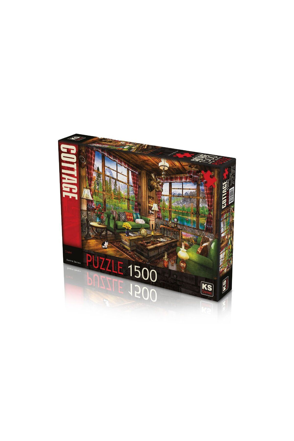 swilex SK Puzzle 1500 Parça Chalet Dağ Evi