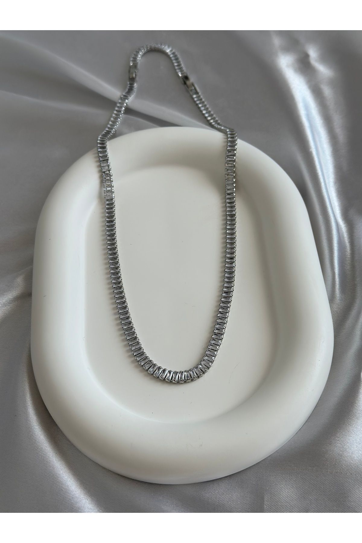 stainless steell SU YOLU ÇELİK KOLYE(ince)