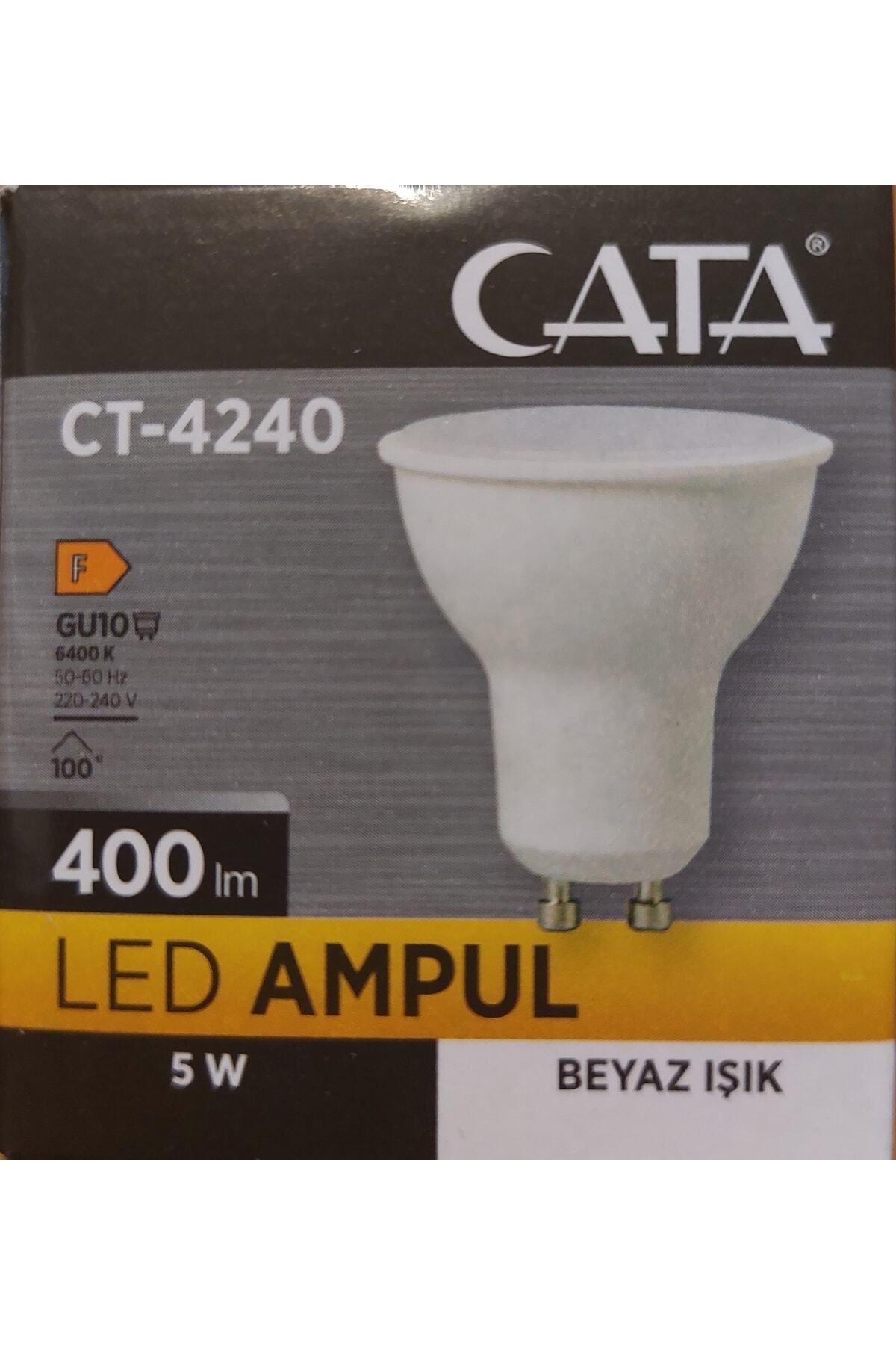 Cata Ct-4240 3 Adet Led Çanak Ampul 5w - Gu-10 Duy Beyaz Işık -