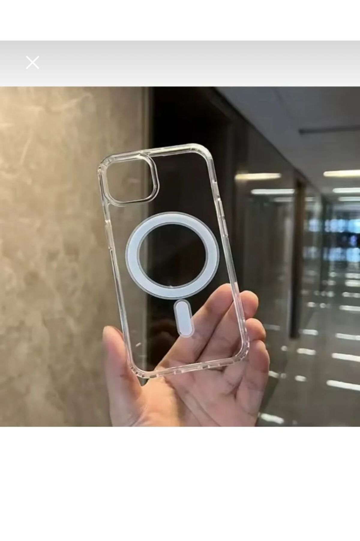 BerTech MED İphone 15 magesafe şeffaf kılıf