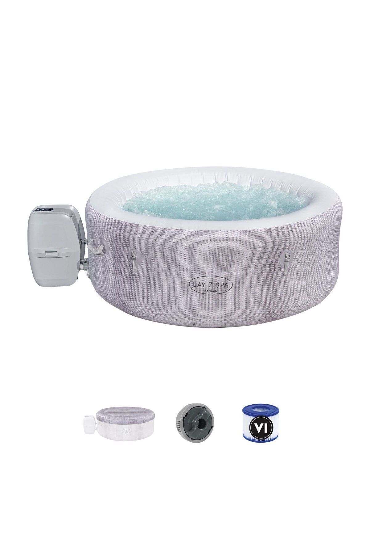 BESTWAY Lay-Z-Spa® 60003 Cancun Signature AirJet™ Şişme Spa Havuzu, 2-4 kişilik