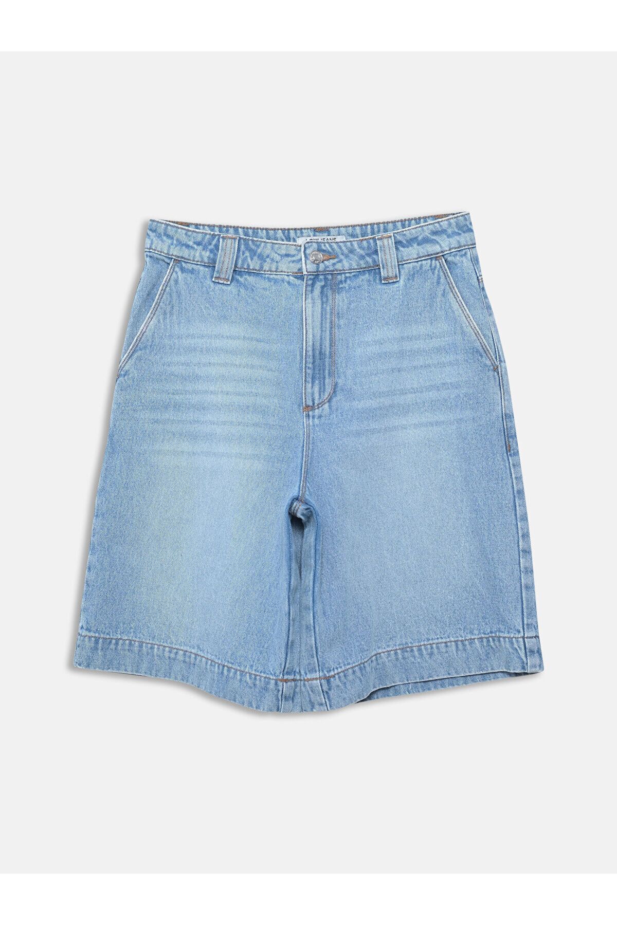 LC Waikiki Standart Fit Kadın Jean Şort