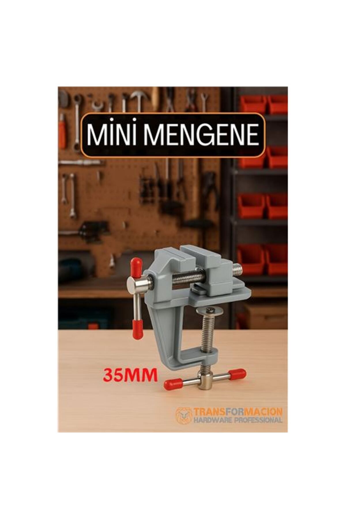 Ladesmedya Modacar Mini Mengene 35 mm Mini Masa Mengenesi - Mini Hobi Mengenesi