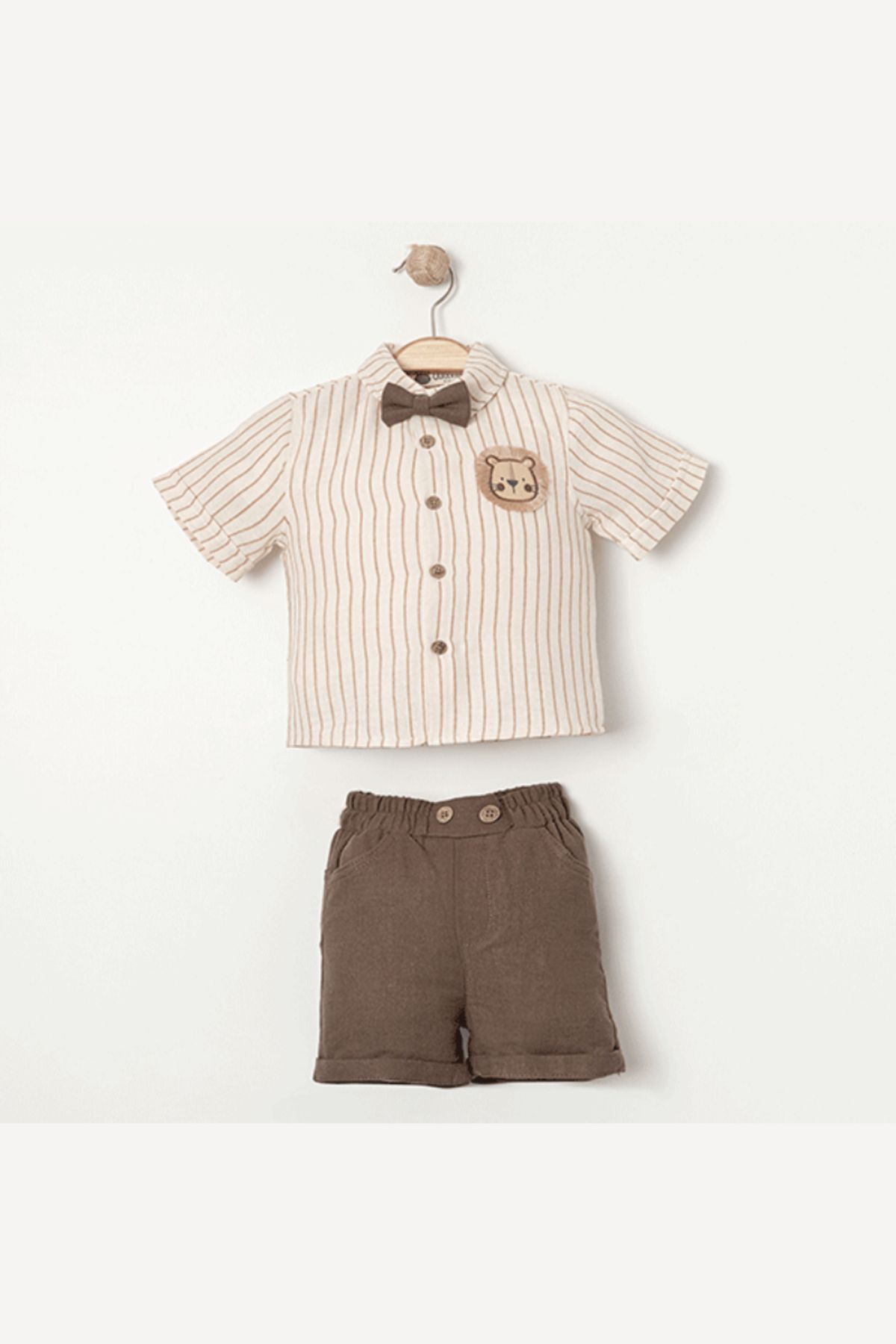KARAVAN ERKEK BEBEK GÖMLEKLİ ŞORTLU TAKIM 6-24 M