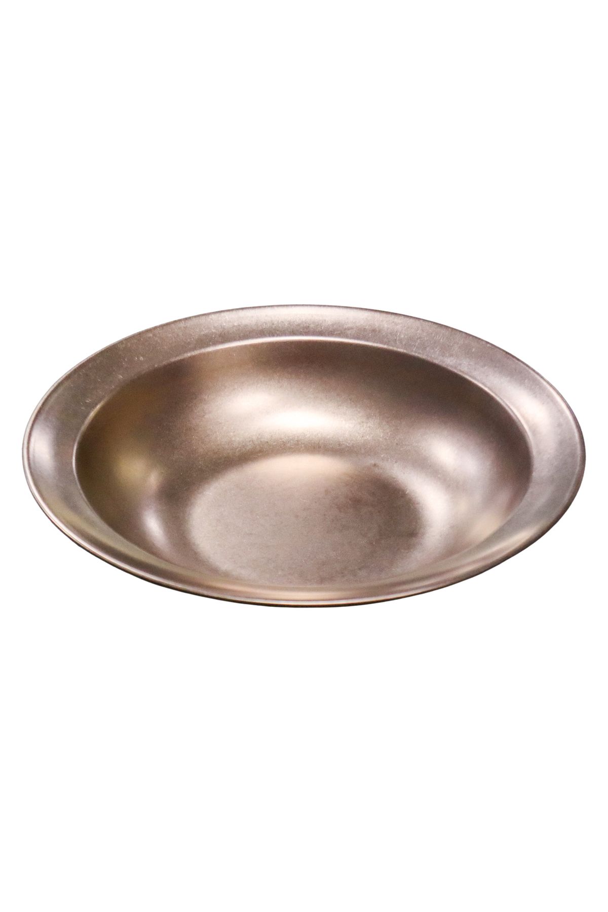 Biradlı Açık Büfe Retro Sunum Tabağı Bakır 30*6 Cm