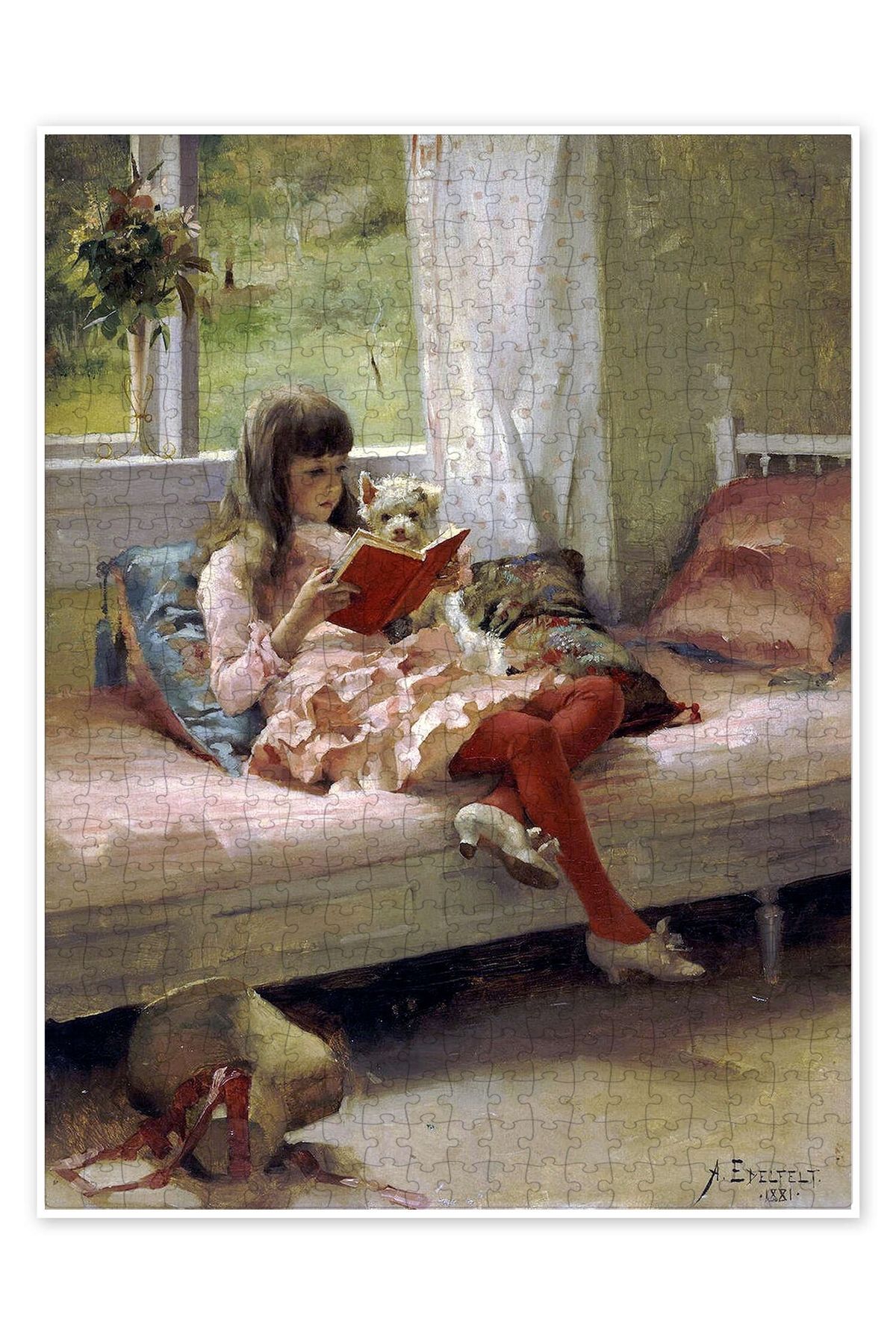 Jeronkarji İyi Arkadaşlar, 1881 500 Parça Puzzle Yapboz Kedi Köpek Temalı Doğa ve Orman Hayvanları