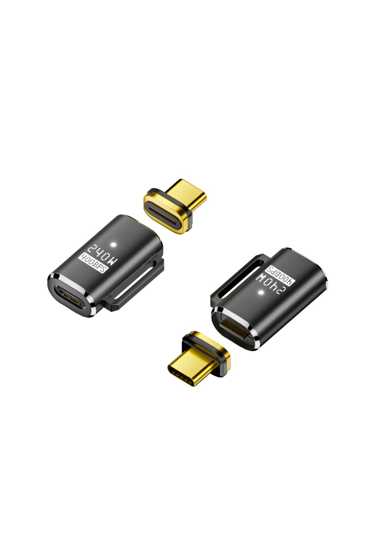 LivX 240W PD3.1 Manyetik USB-C Adaptör 40Gbps USB4.0 Veri Aktarımı Çok Yönlü OTGET