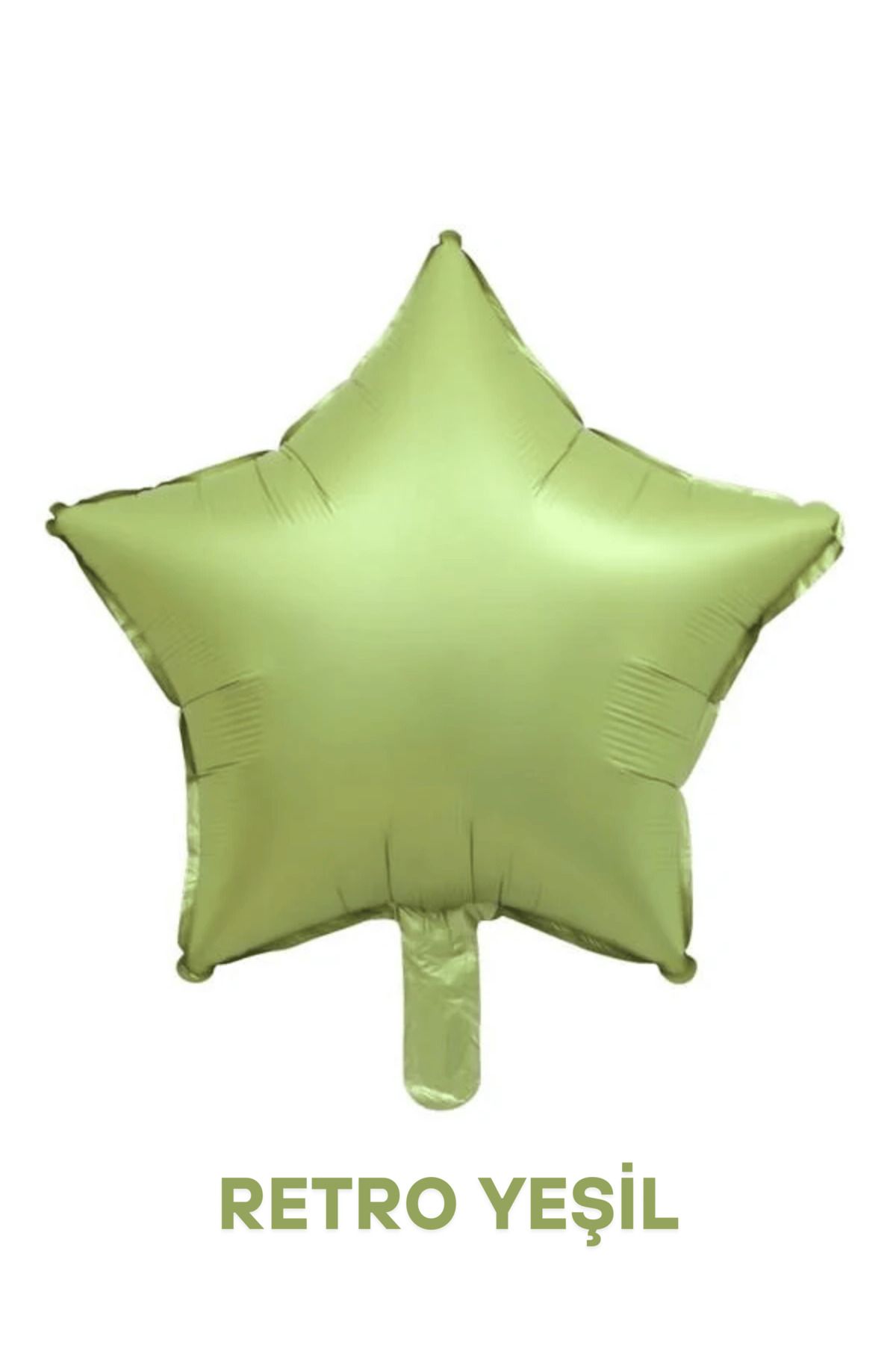 Bunloon 18 İnç Retro Yıldız Folyo Balon