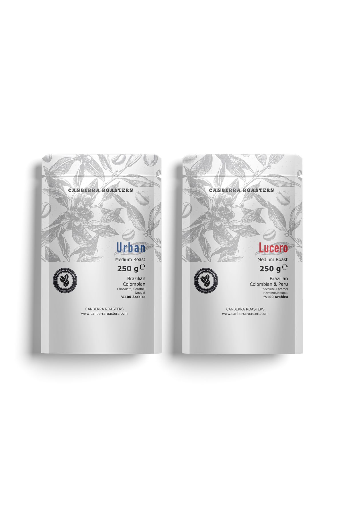 Canberra Roasters Canberra 2'li Paket Medium Roast – Kahve Çekirdeği 250 gr x2