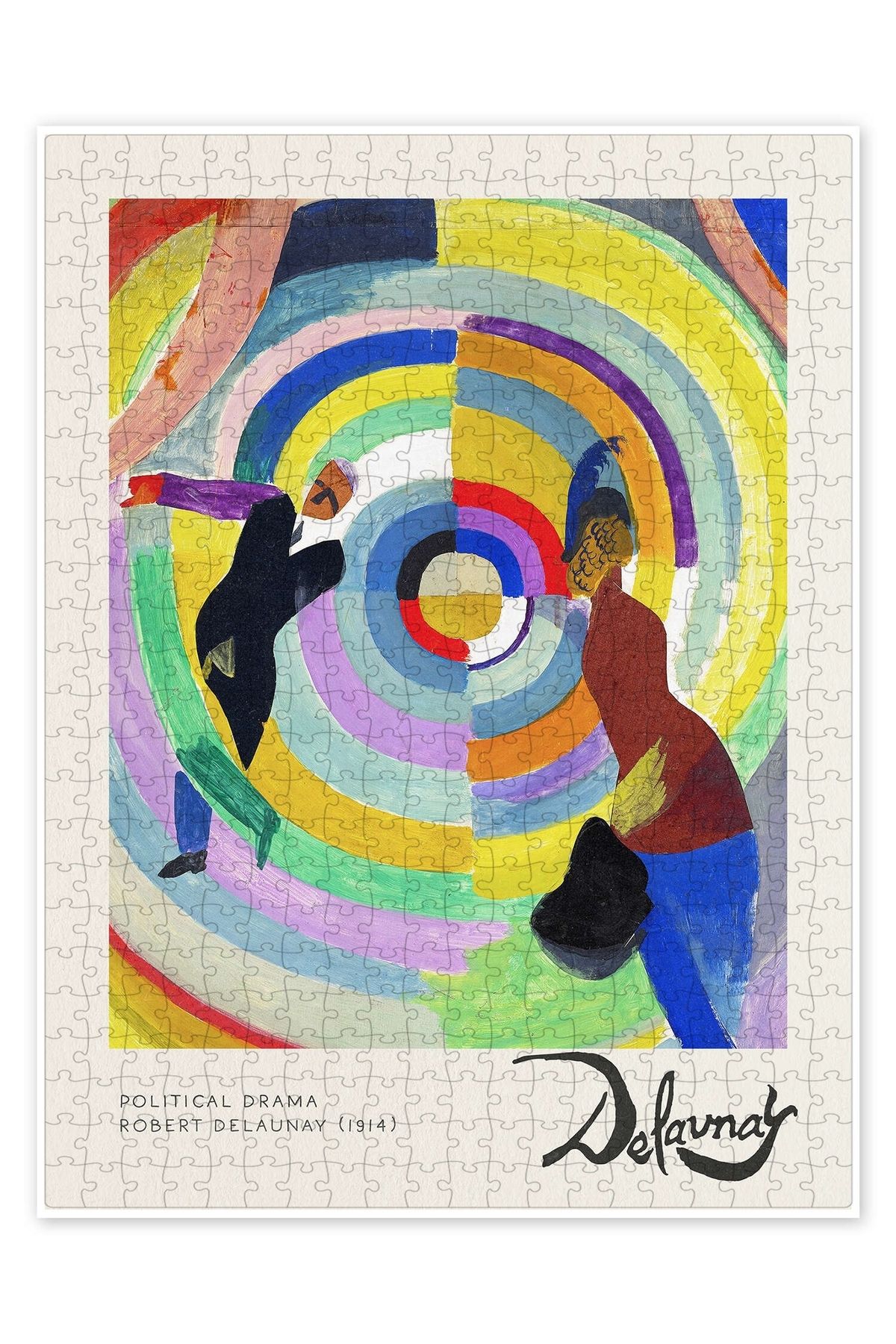 Jeronkarji Politik Dram 500 Parça Puzzle Yapboz Bohem Soyut Sanat Temalı