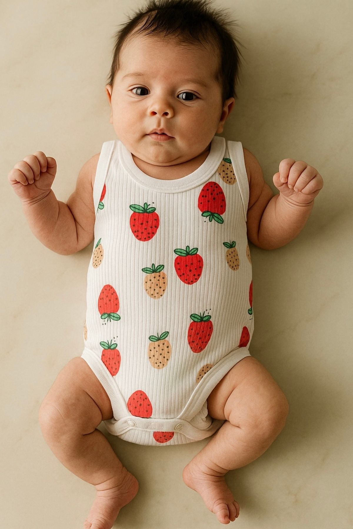 ANNELIESSE BABY Çilek model 3 lü kız bebek zıbın