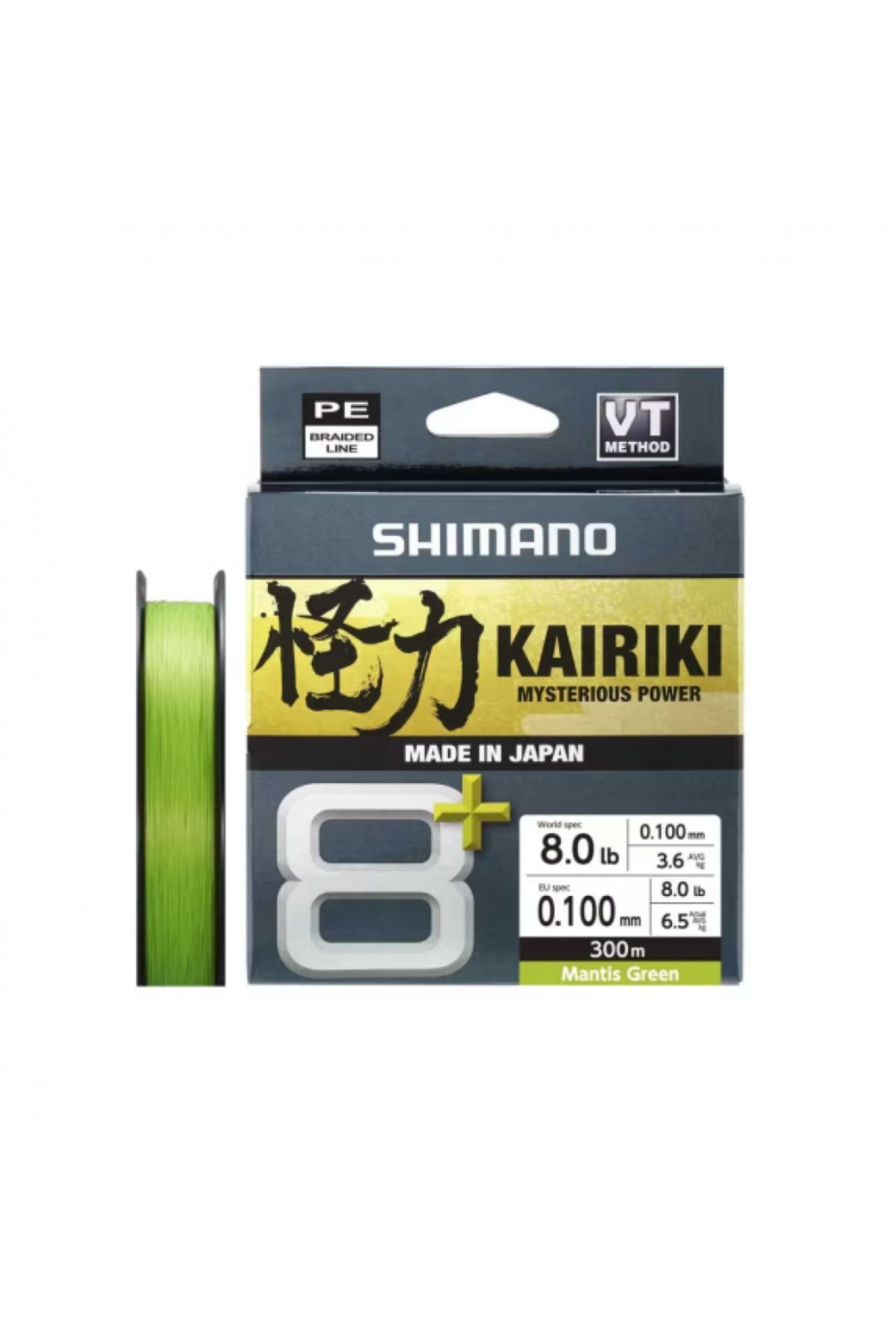 Shimano Örgü Misina Kairiki 8+ 300M 0.10Mm 6,5Kg M. Green