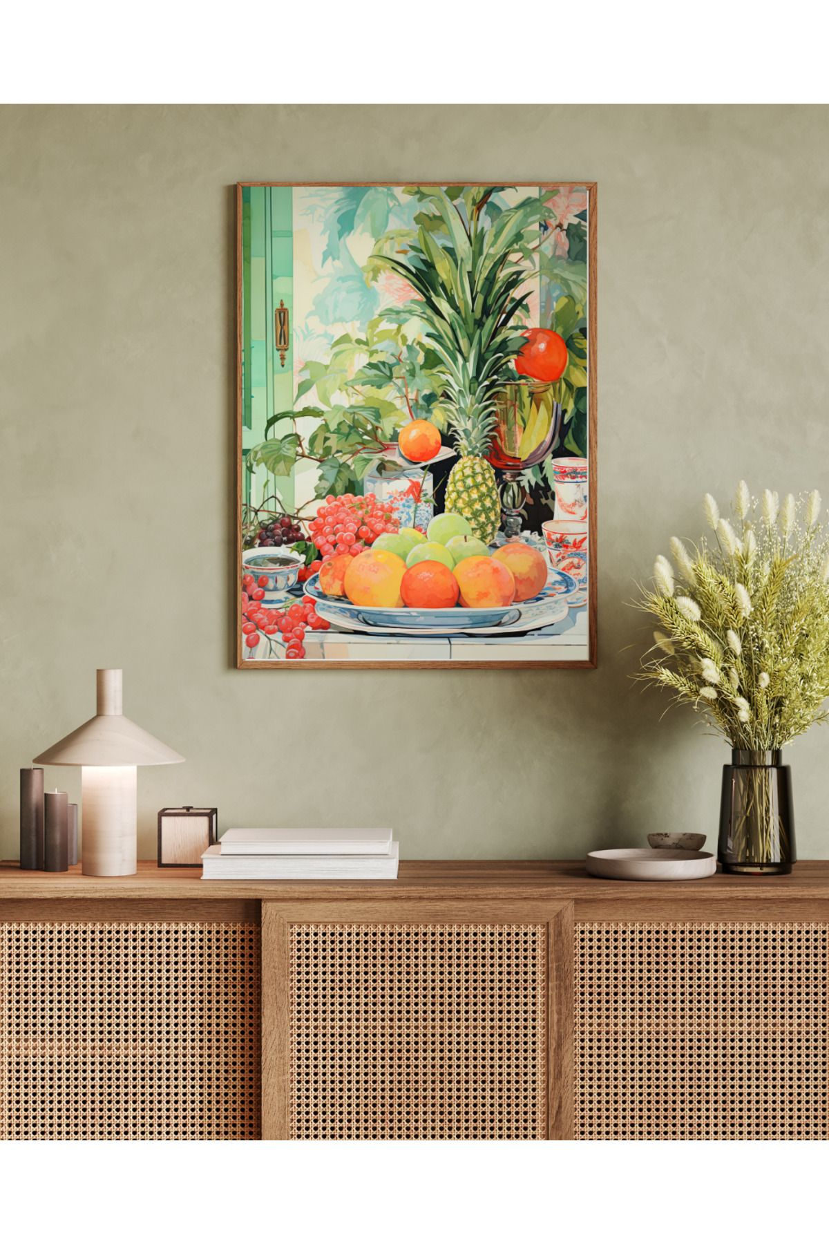 woodhomeworks tek parça salon ofis dekor tablo
