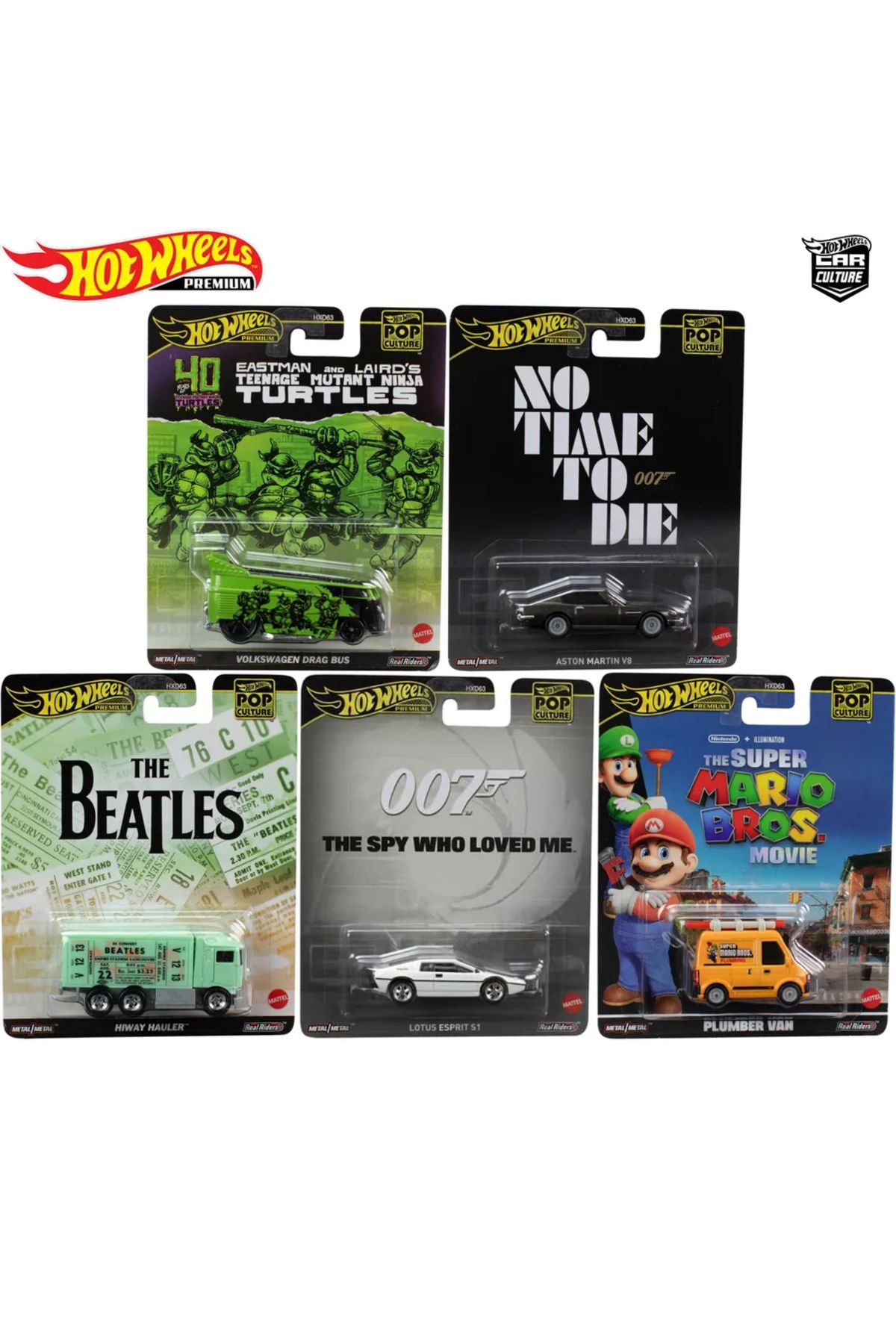HOT WHEELS Pop Culture 5'li Set Mix 4 (2024)