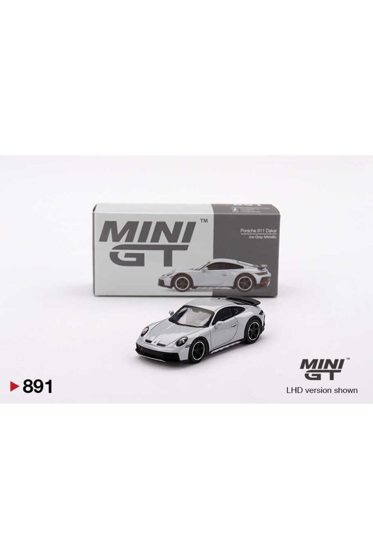 mini gt 1/64 891 Porsche 911 Dakar Ice Gray Metallic