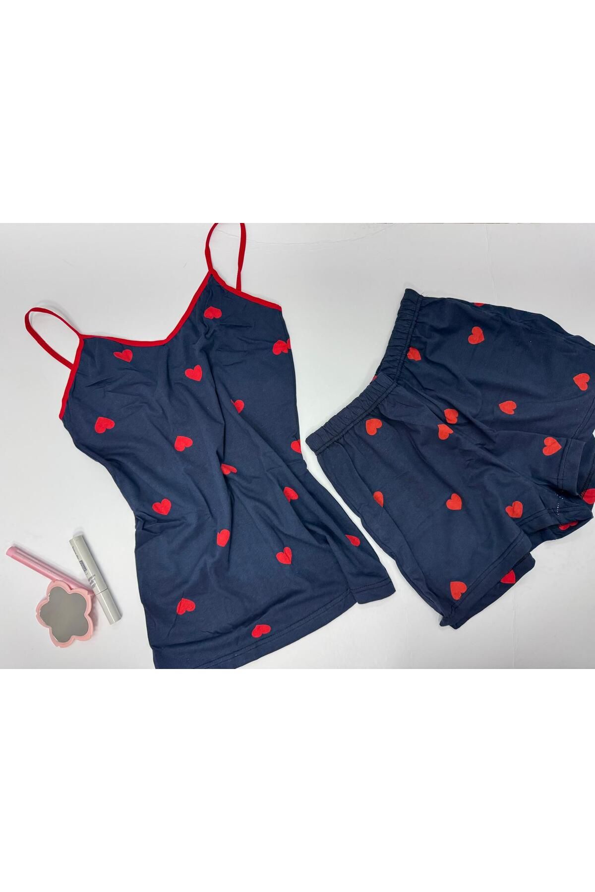 Chery Lady İp Askılı Şortlu Takım