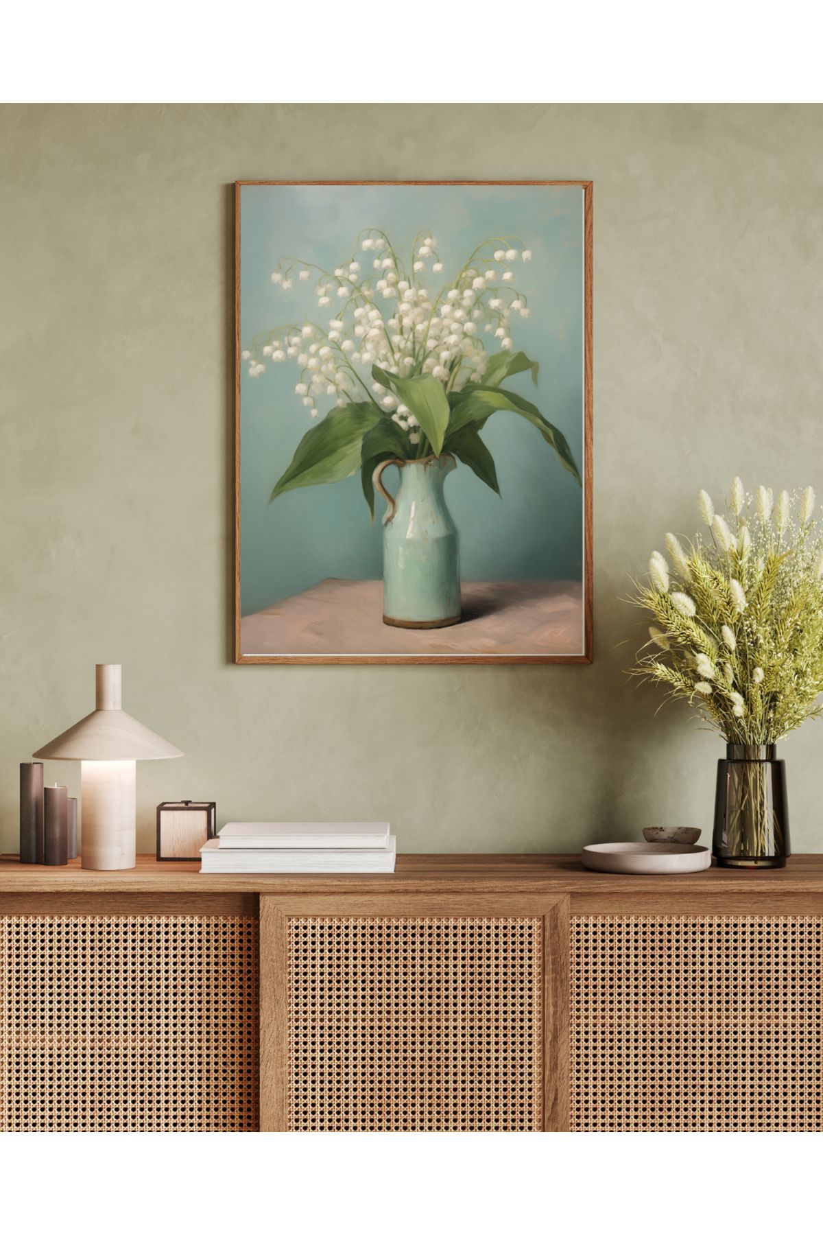 woodhomeworks tek parça salon ofis dekor tablo