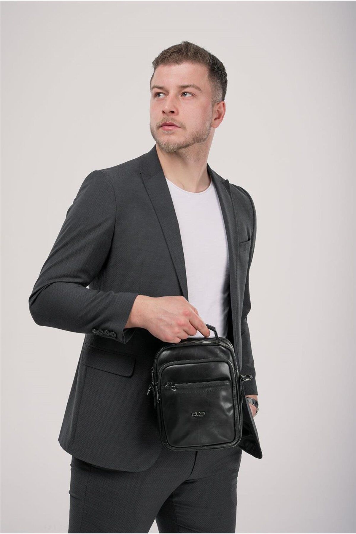ÇÇS ÇÇS 31596 Hakiki Deri Askılı Çanta