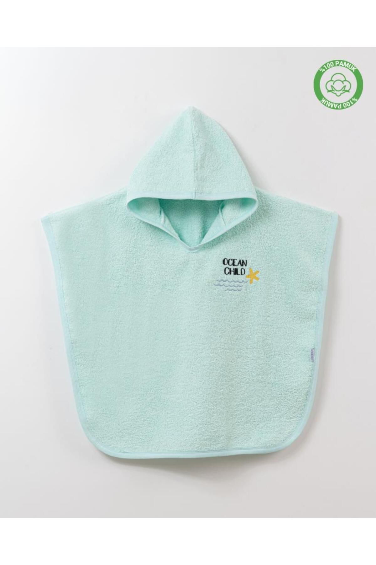 ankibaby Yıldızlı Panço Mint