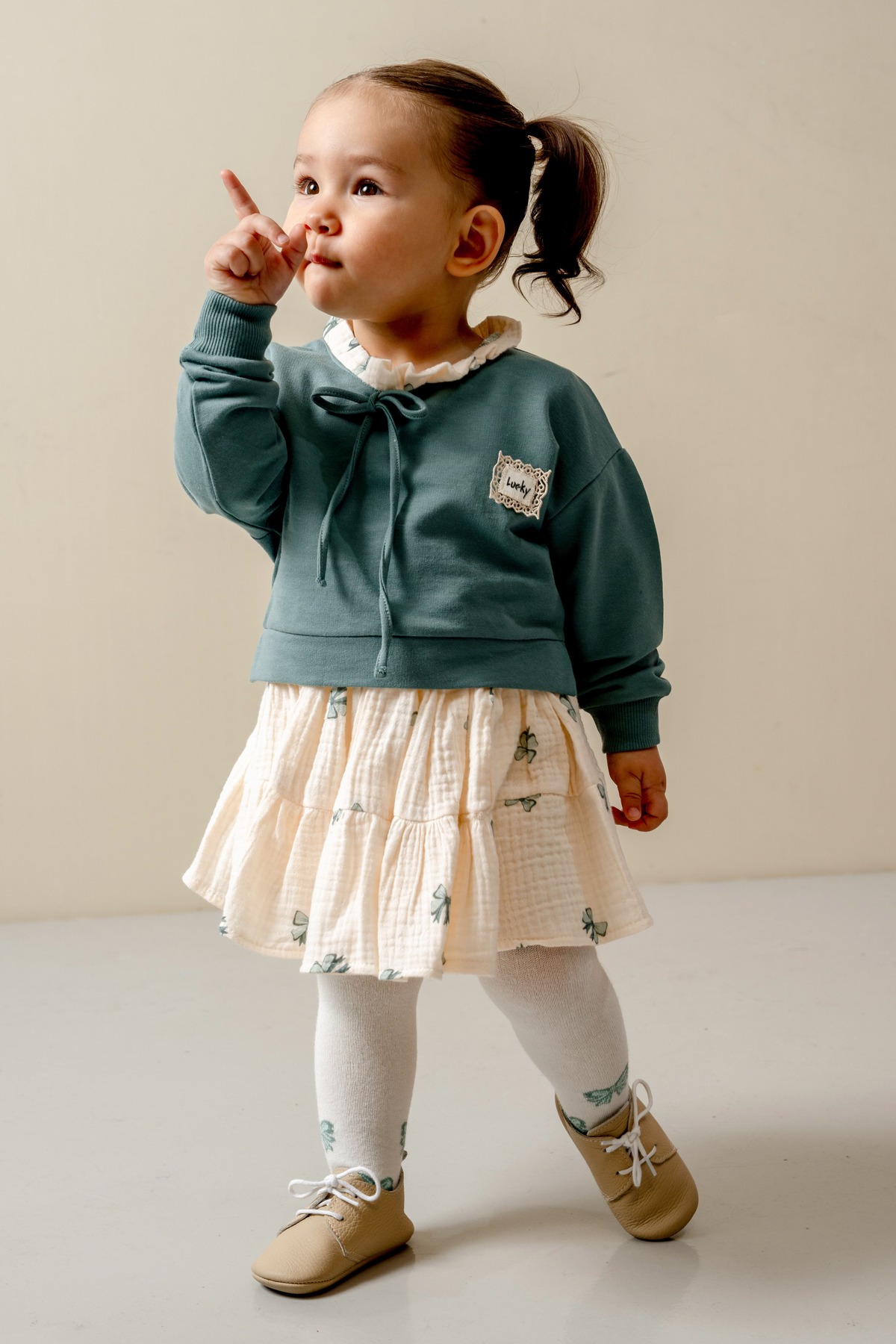 JNF kids Kız Bebek Etekli Takım Külotlu Çorap Hediyeli fotoğrafı 4 (önizleme)