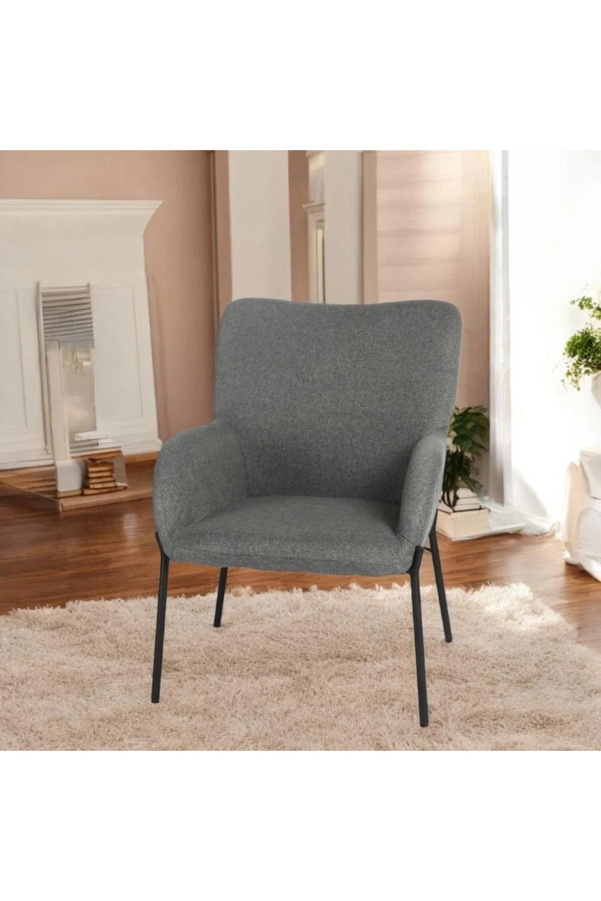 rexa-Curly Polyester Armchair 3