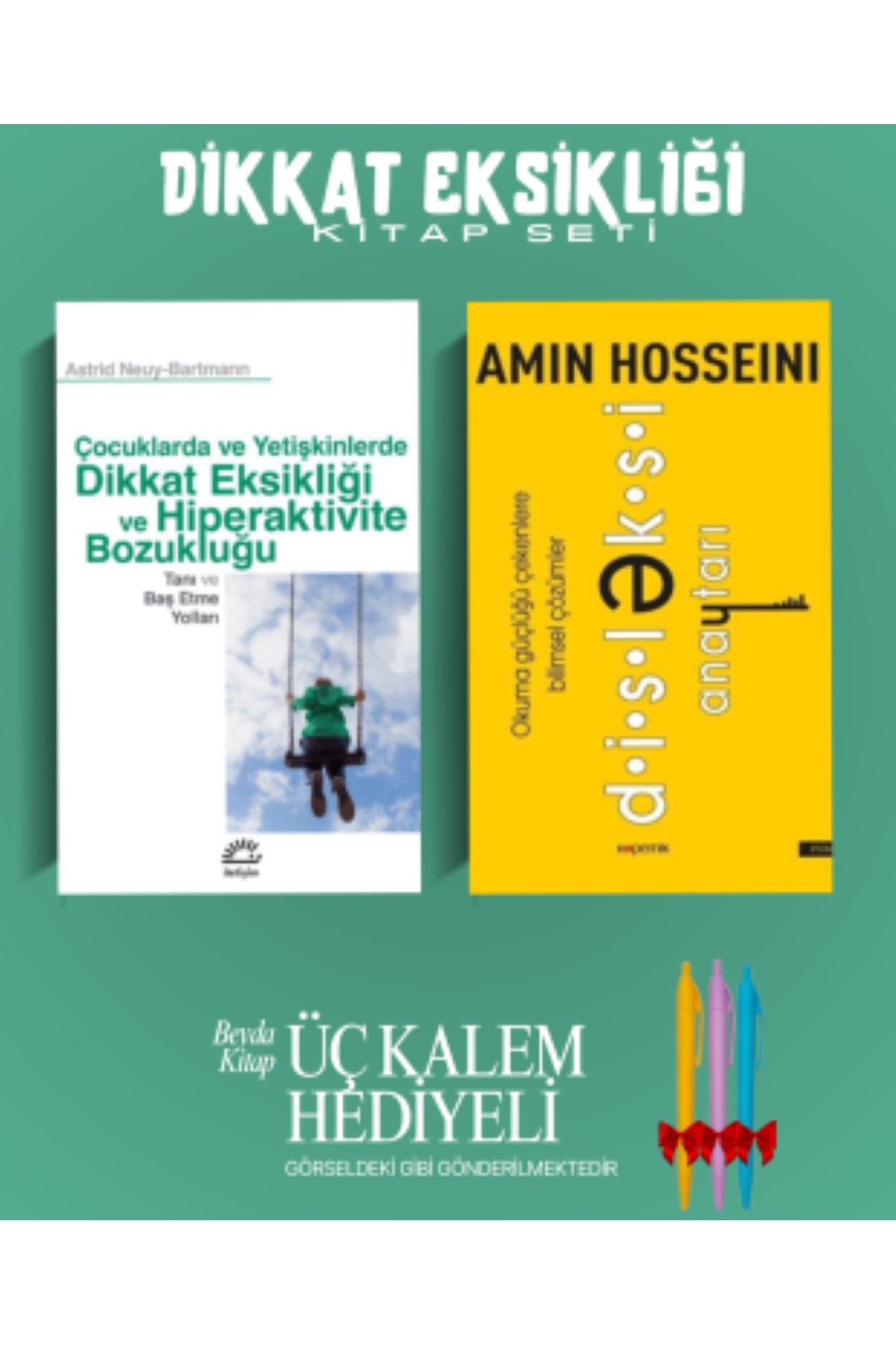 İletişim Yayınları Çocuklarda ve Yetişkinlerde - Disleksi Anahtarı - Kitap Seti - Hediyeli