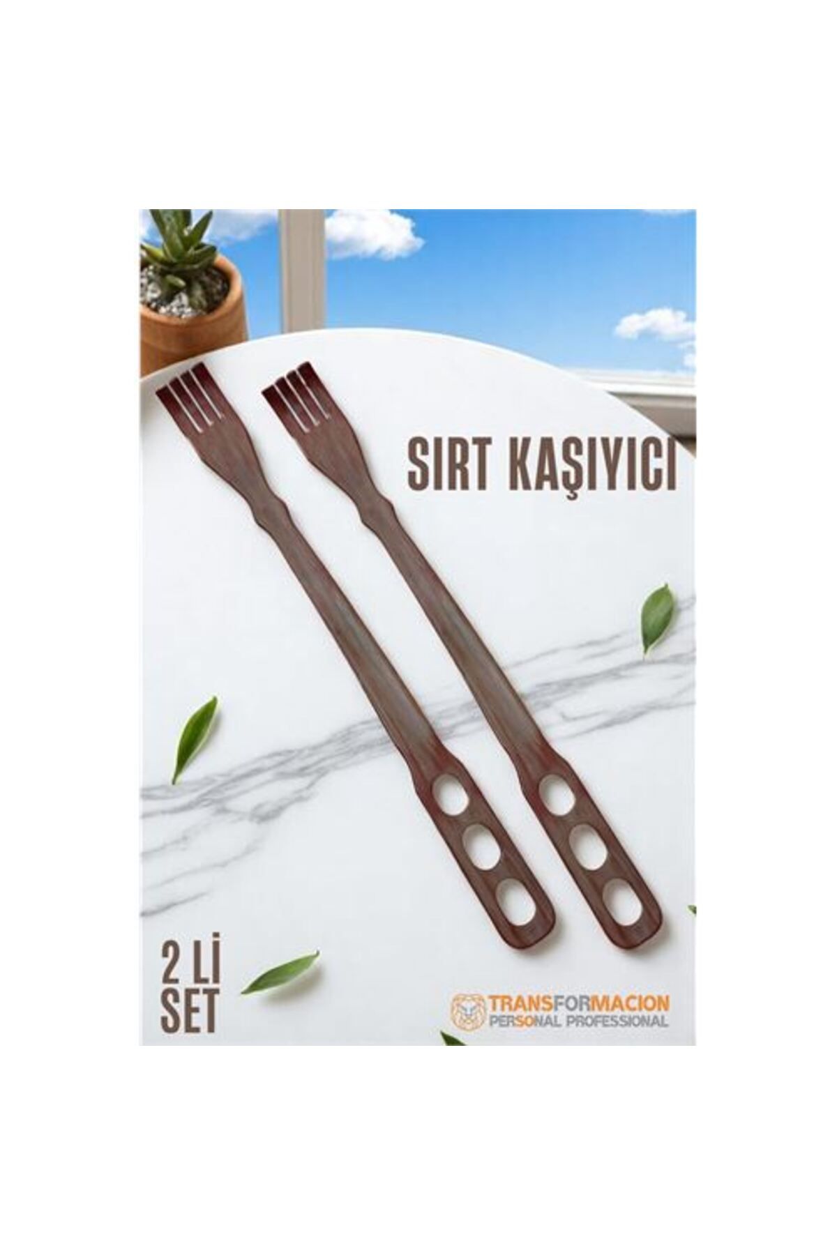 NEZADE STORE Sırt Kaşıma Aparatı - Plastik Sırt Kaşıyıcı 2 li set