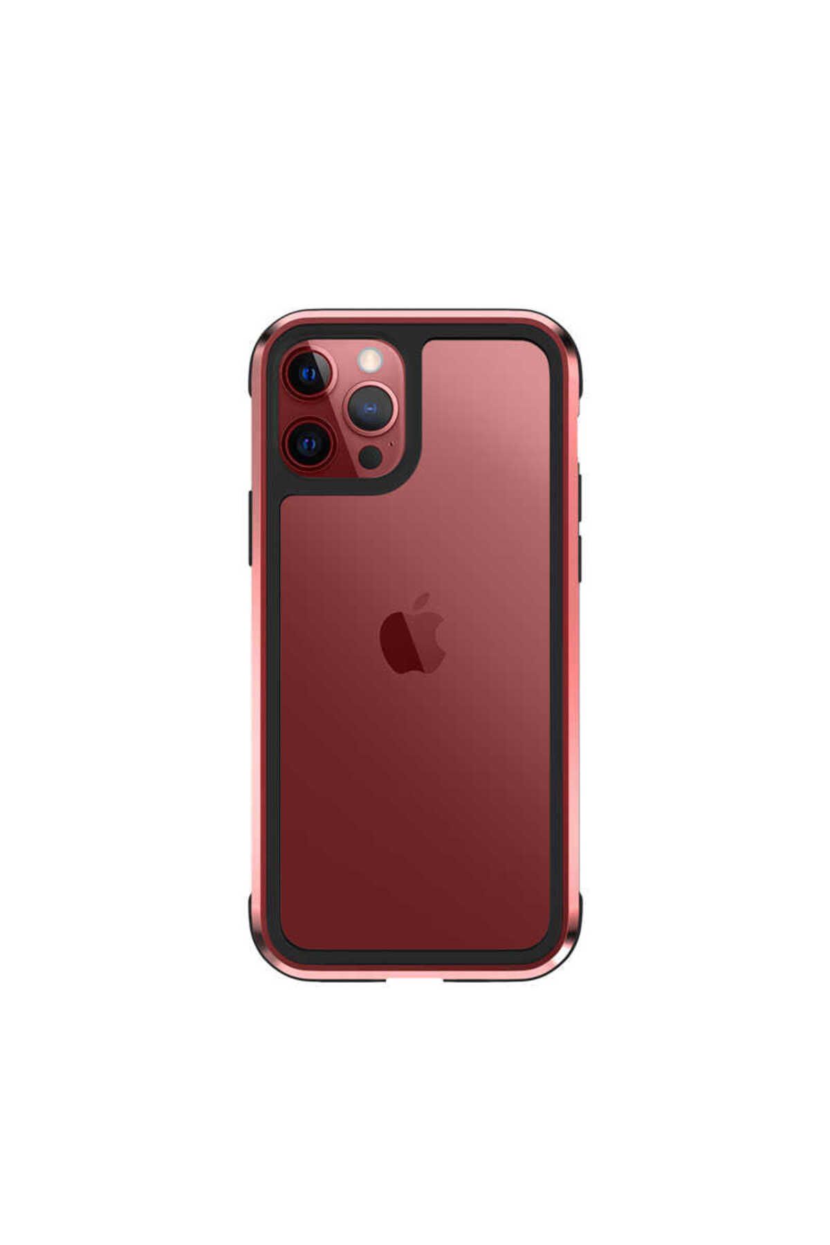 Cepustik Telefon Aksesuarları iPhone 11 Pro Kılıf Köşeleri Korumalı Arkası Şeffaf Kenarları Renkli Kılıf