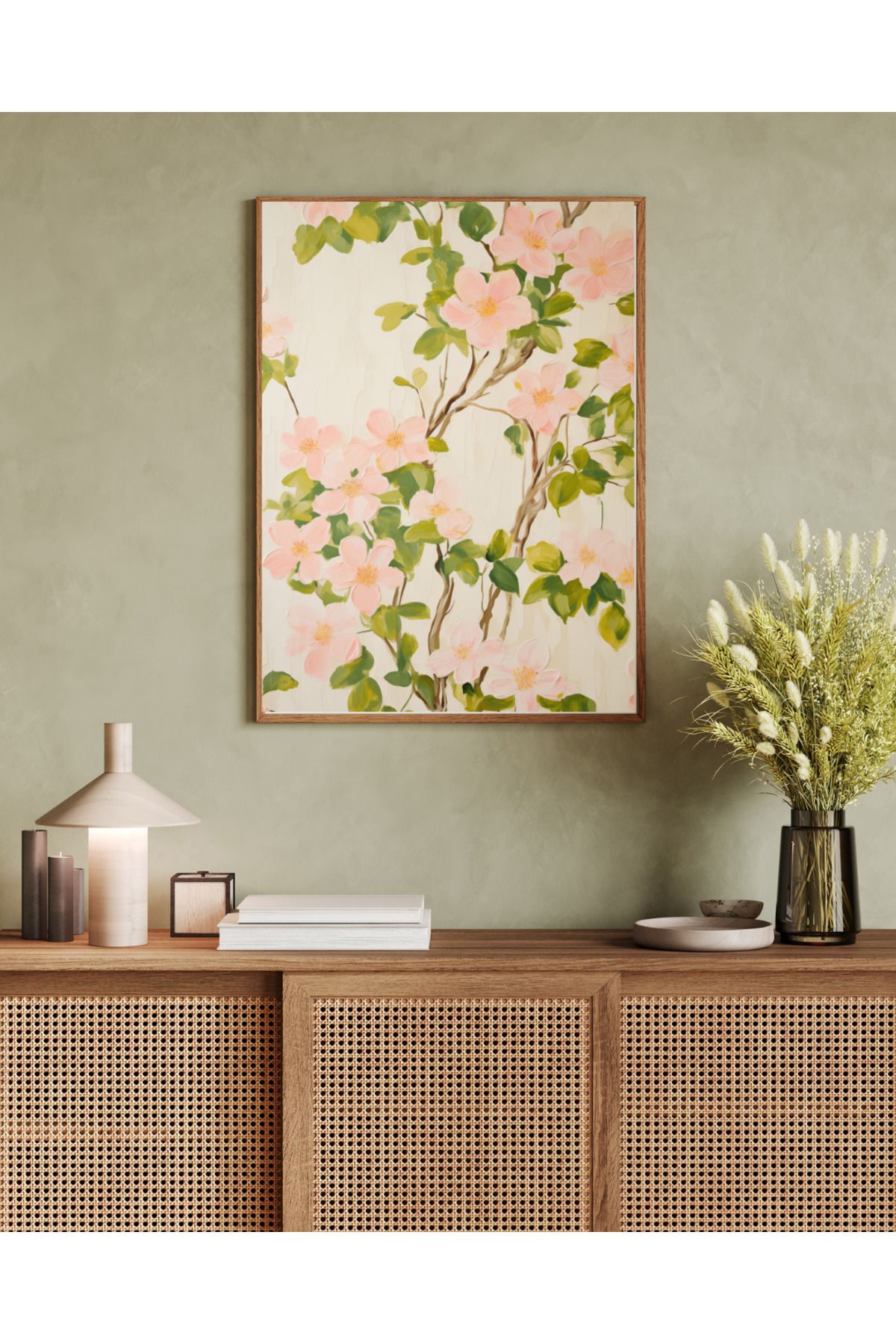 woodhomeworks tek parça salon ofis dekor tablo