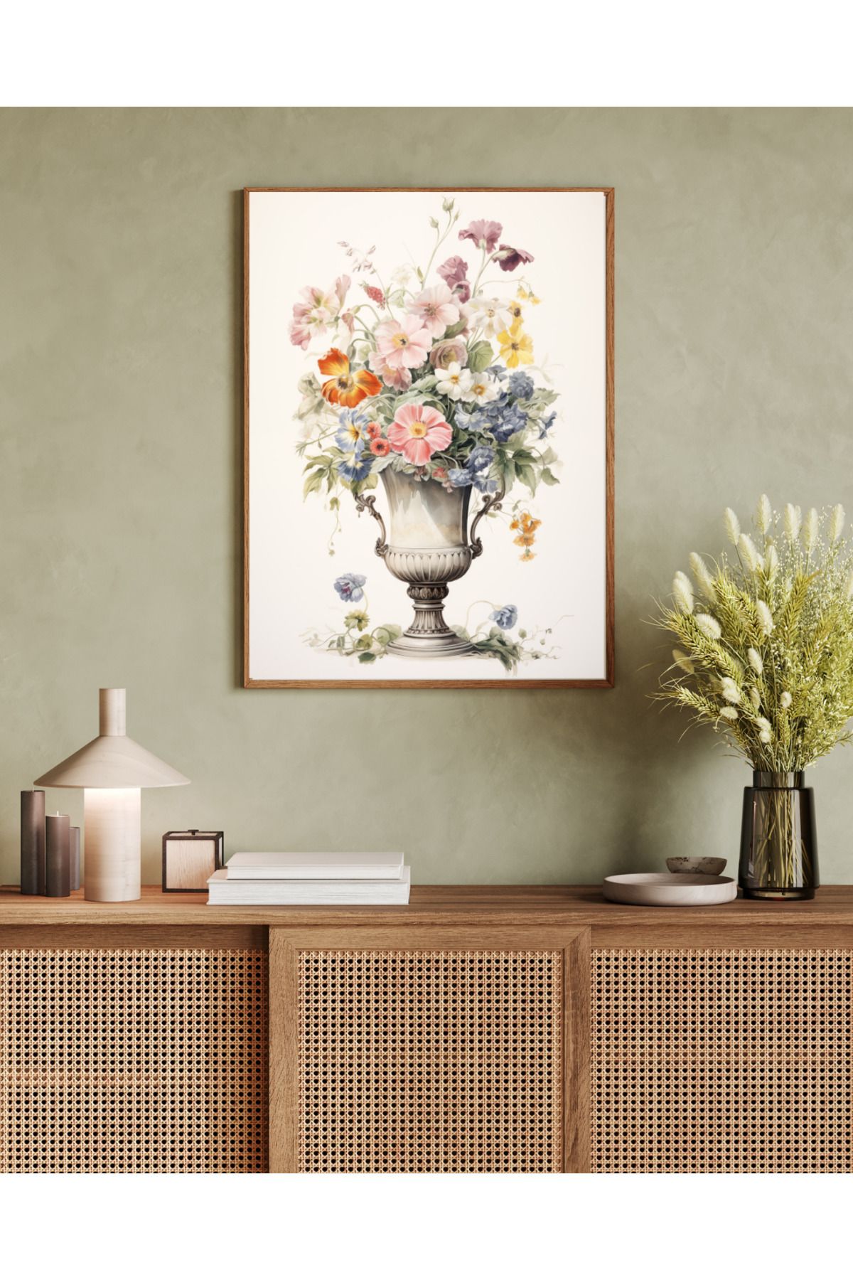 woodhomeworks tek parça salon ofis dekor tablo