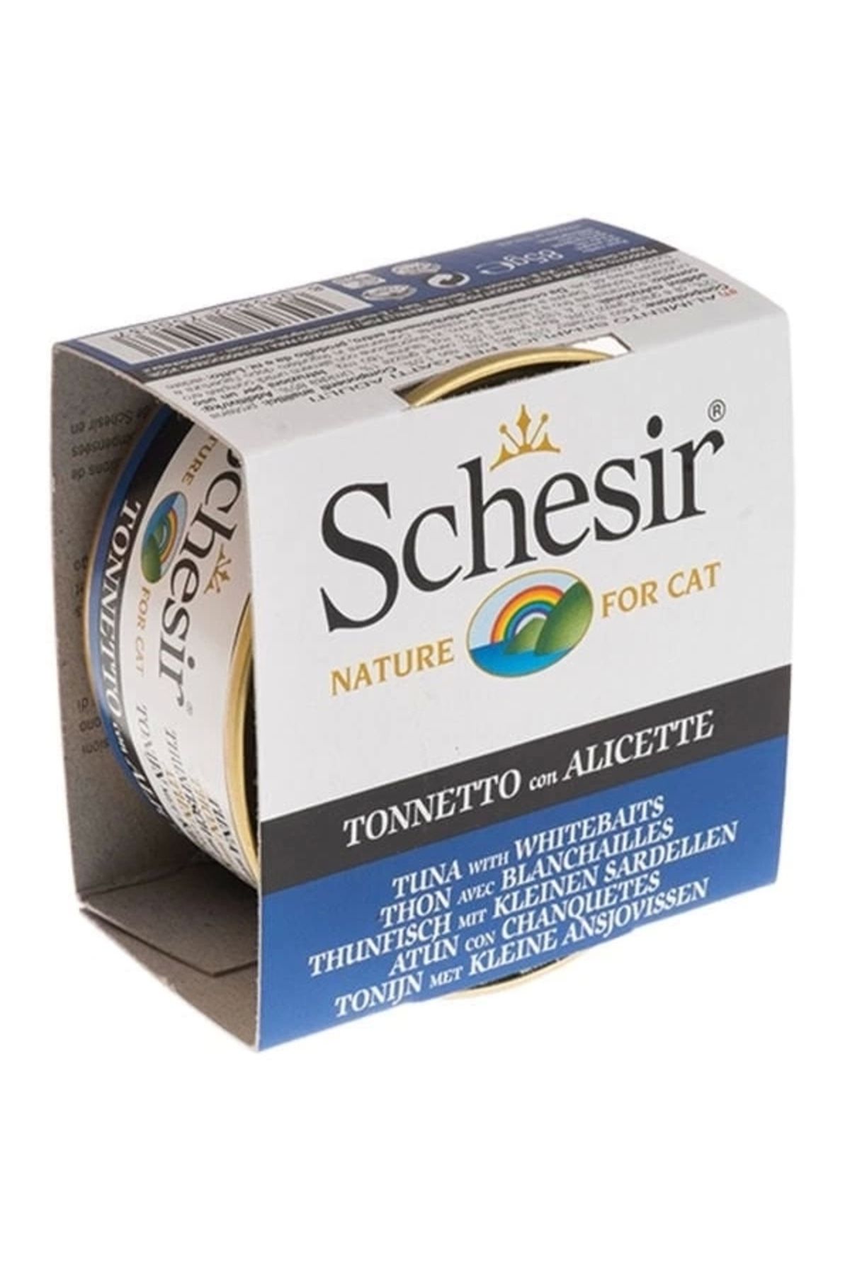 No8 Home Schesir Ton Balıklı ve Ringa Balıklı Jöleli Konserve Kedi Maması 85 Gr