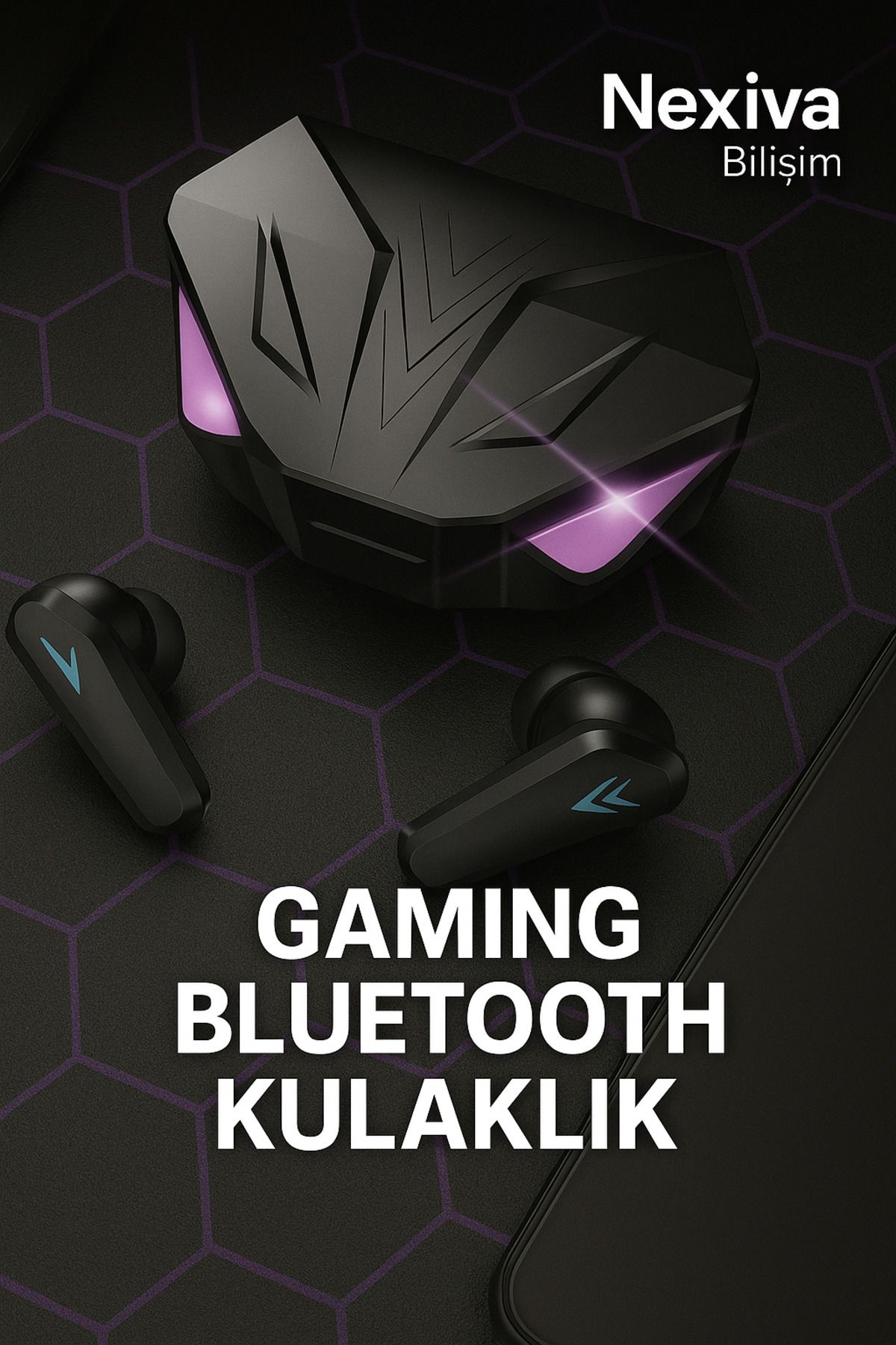 nexiva NEXİVA BLUETOOTH KULAKLIK LED IŞIKLI