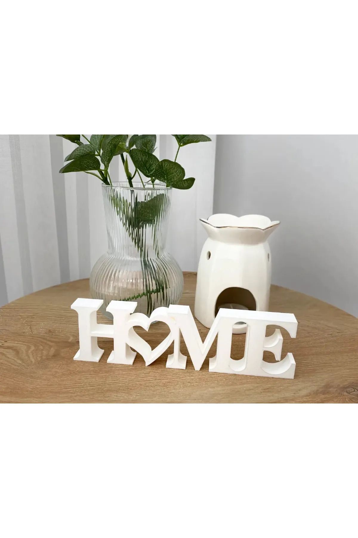 Cochines Home Yazılı Kişiye Özel Üretim Dekoratif Biblo Masaüstü Dekor - Beyaz 22 Cm x 6 Cm.-Sağlıklı PETG