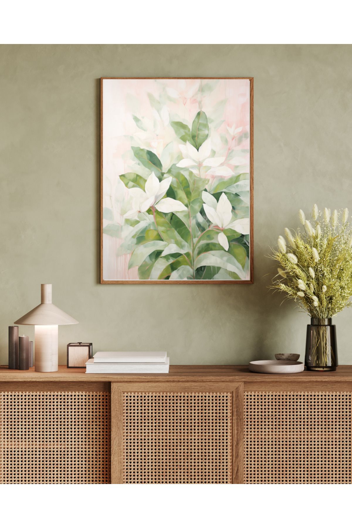 woodhomeworks tek parça salon ofis dekor tablo