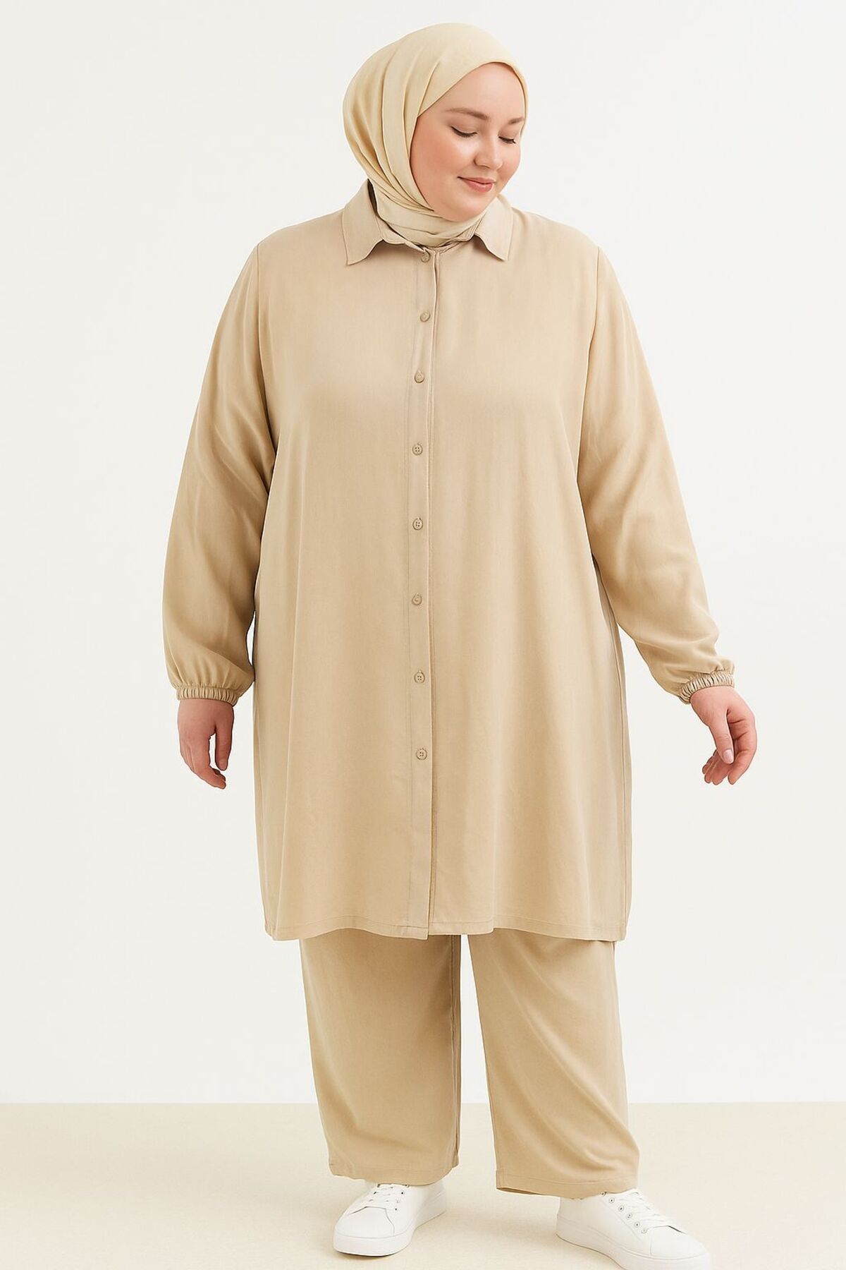 gül garden Pantolon Tunik Battal Beden
