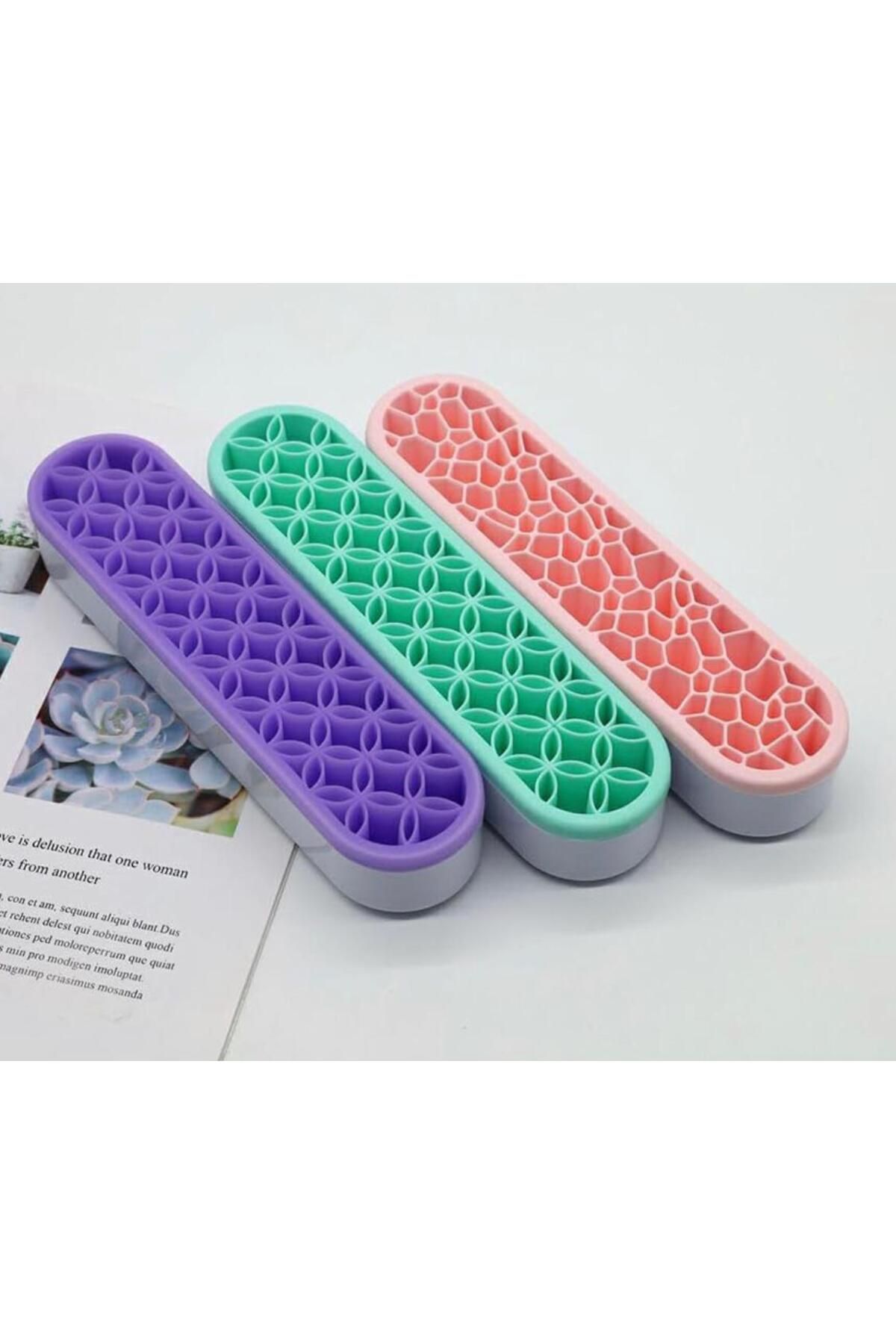 DUCK HOBY 72 Yuvalı Organizer Stand, Makyaj set, Kalem, Fırça, Düzenleyici Kaliteli