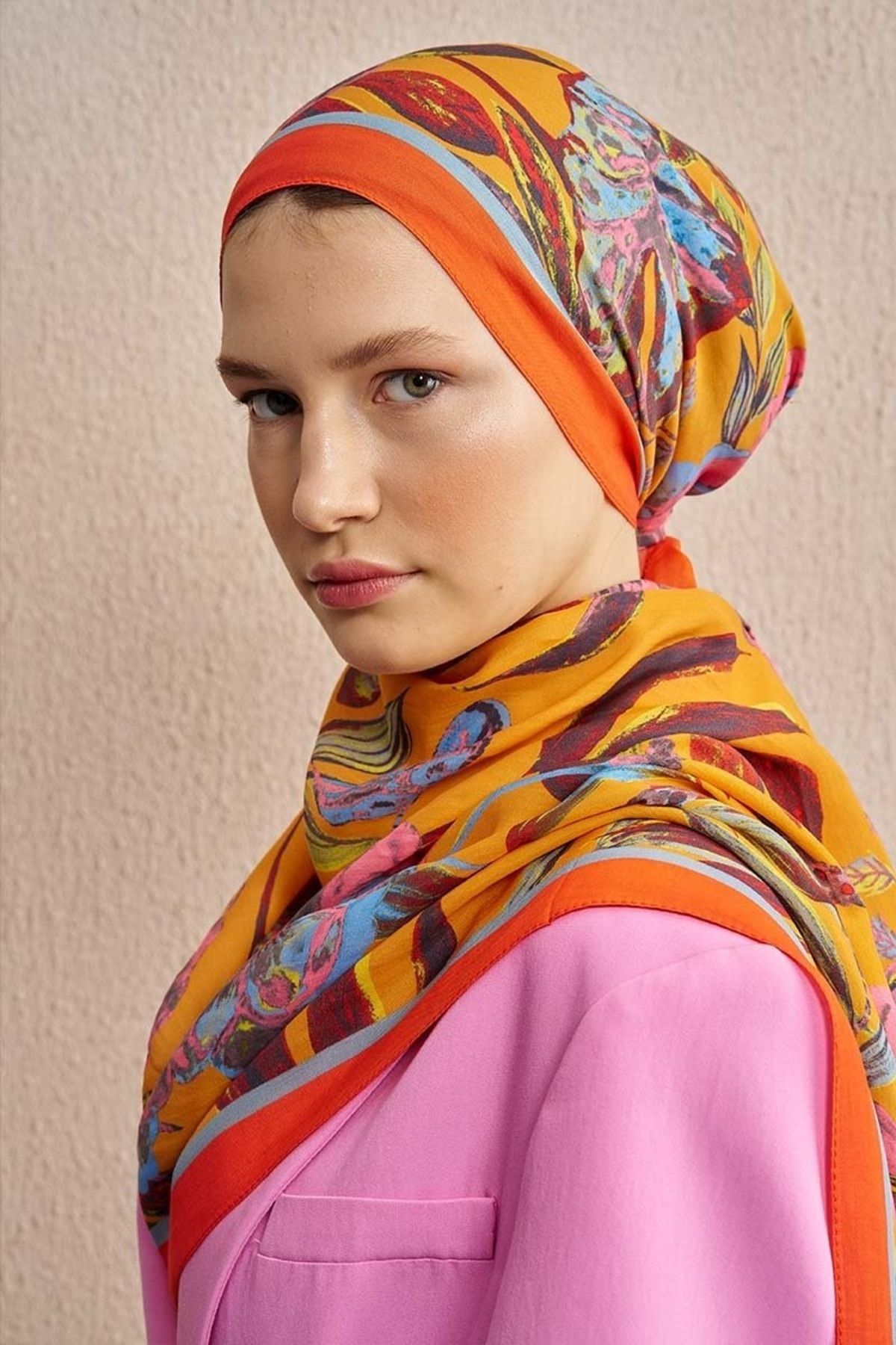 ED Scarf Turuncu ED Scarf Celebrity Carmina Şal
