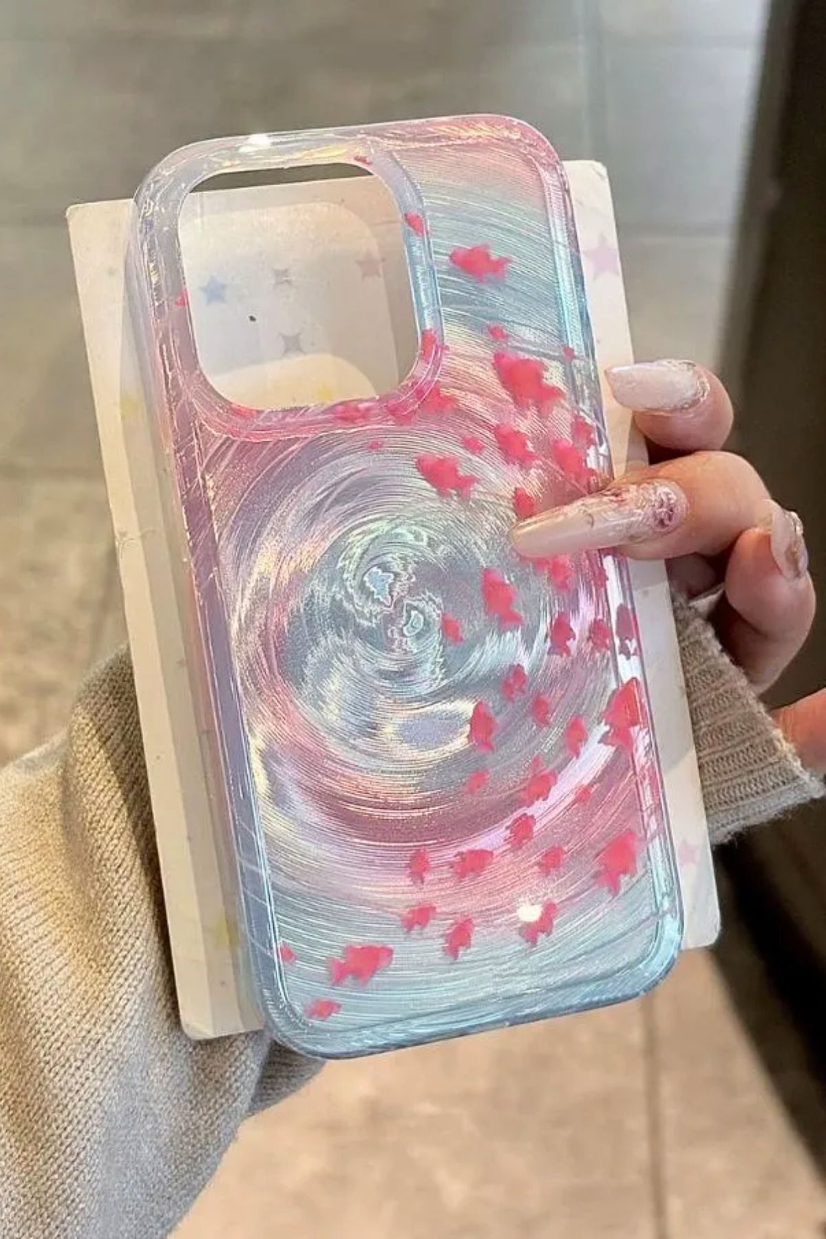 EWEC iPhone 14 Pro Uyumlu Sevimli Ins Stili Şirin Premium Telefon Kılıfı