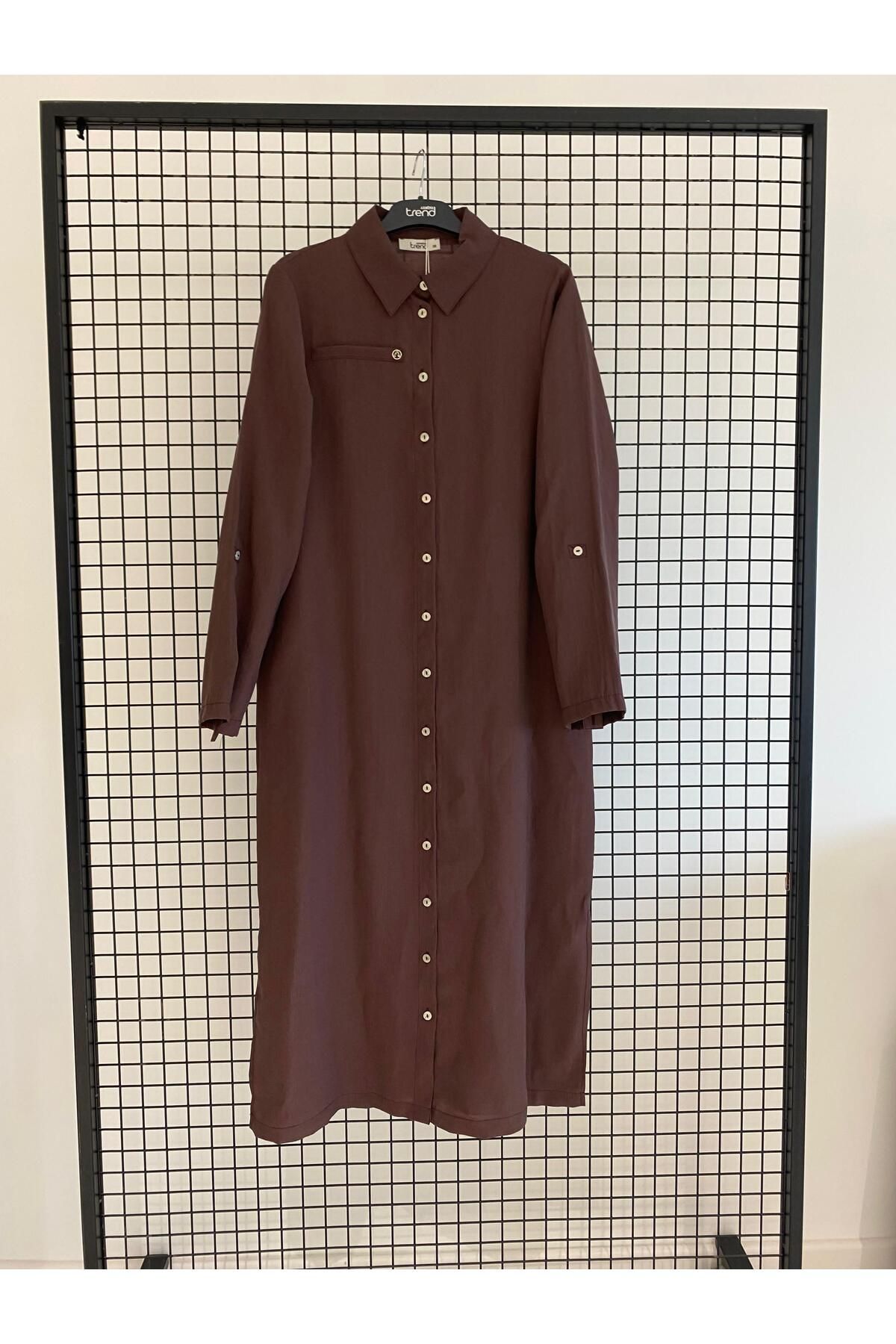 Armine TREND 25YT4142 Kol Katlama Detay Düğmeli Tunik
