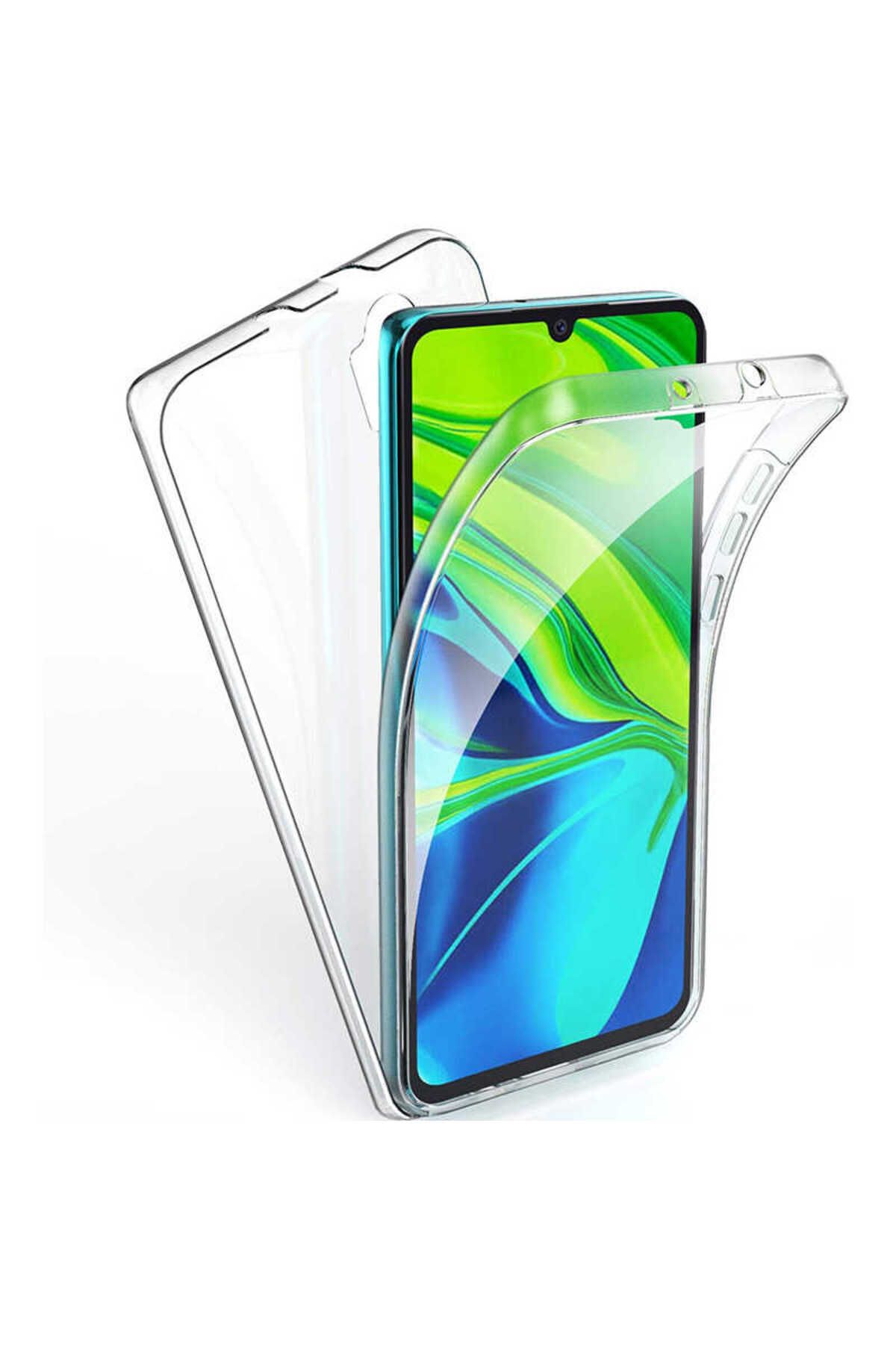 Ehr. Ehr. Xiaomi Mi Note 10 Pro Uyumlu Ön Arka 360 Tam Koruma Şeffaf Soft Silikon Kılıf