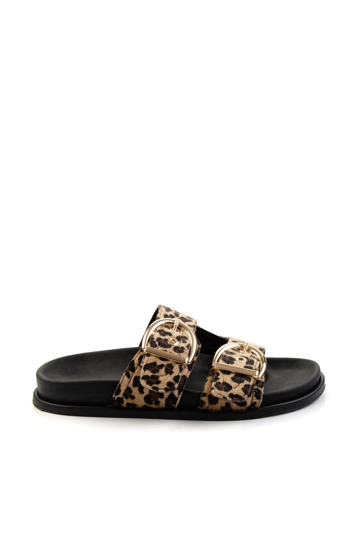 Bambi Leopar Kadın Terlik K04503063104