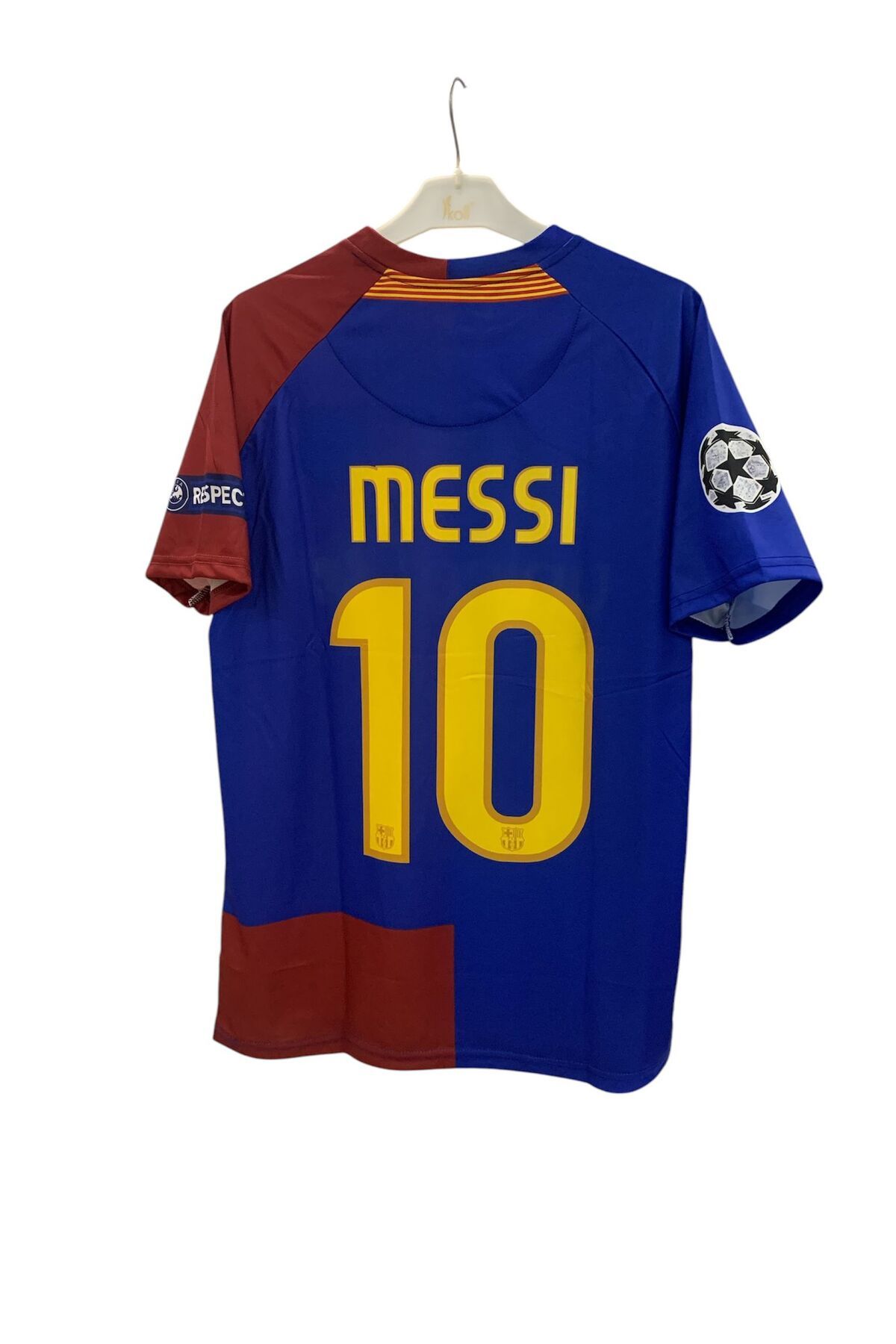 BARBITOS Barcelona Messi 2011 Sezonu Şampiyonlar Ligi Yetişkin Futbol Forması-ZYP01