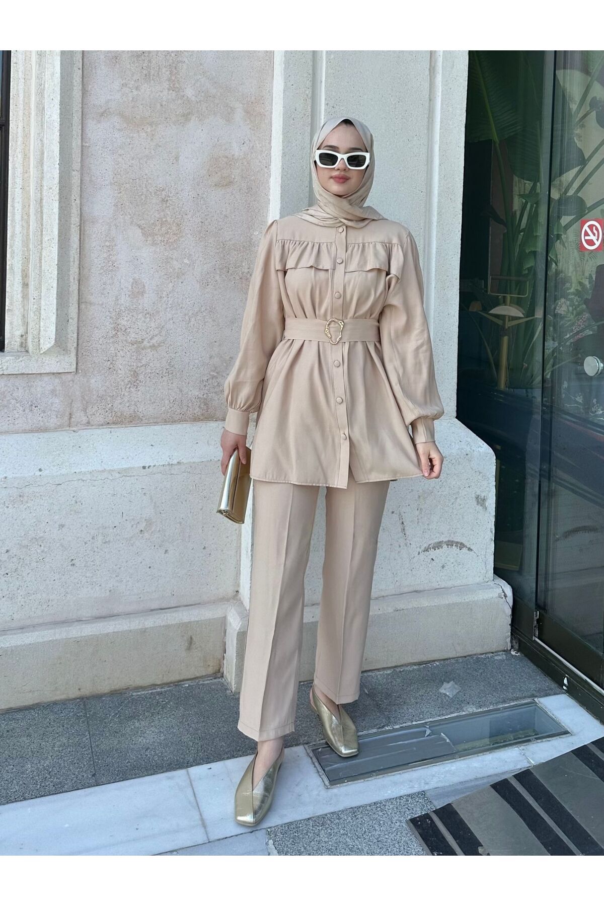 SSDESİNG Açelya Takım Vizon