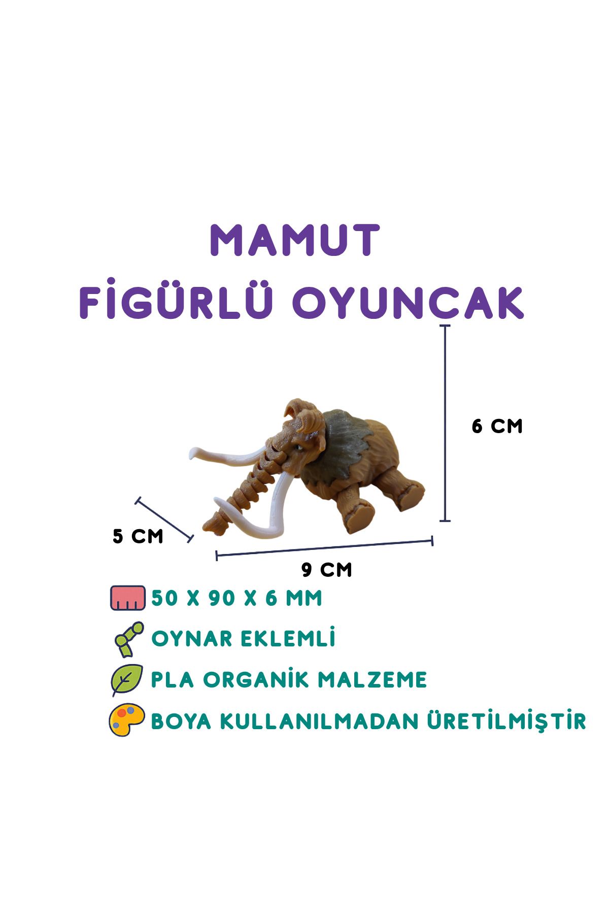 Totilina Mamut - 3D Dekoratif Mini Figür